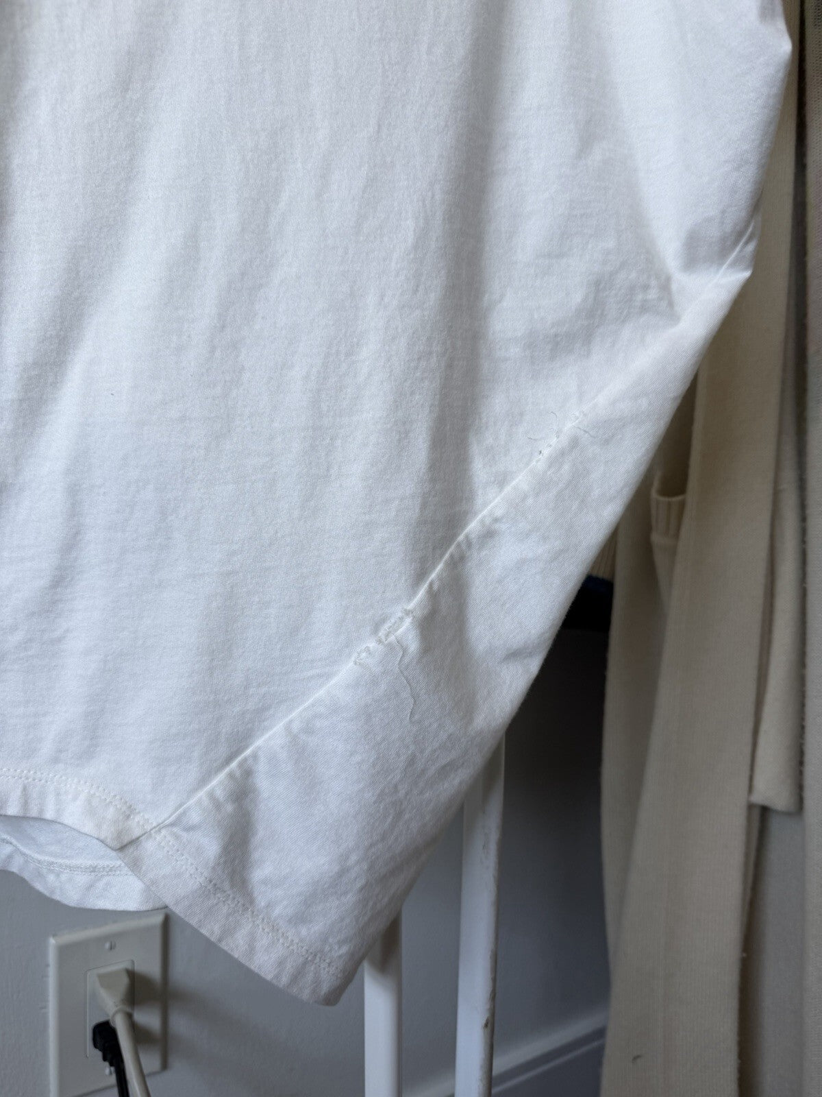 JULIUS Draped SS 2023 White Graphic Shirt Leaked Tee