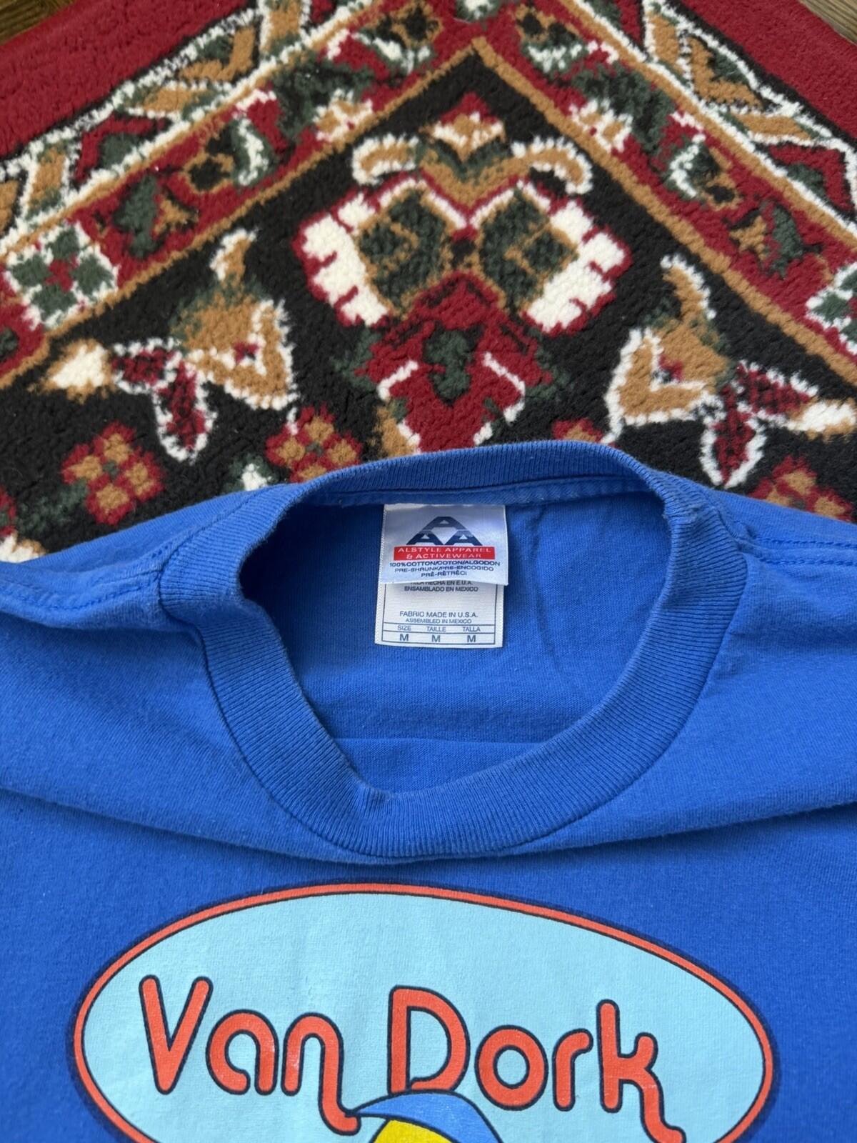 Y2K Vintage The Simpsons "Van Dork" Van Dutch Parody  Vintage Tee 00s 2004 Fox