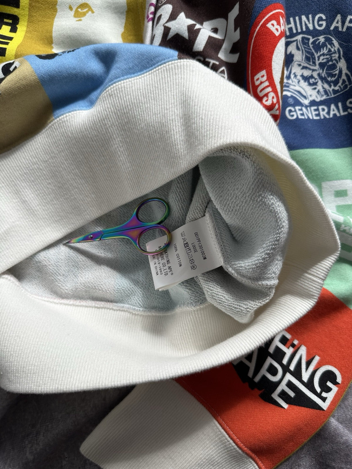 A Bathing Ape Classic Logo Loose Fit Pullover Hoodie