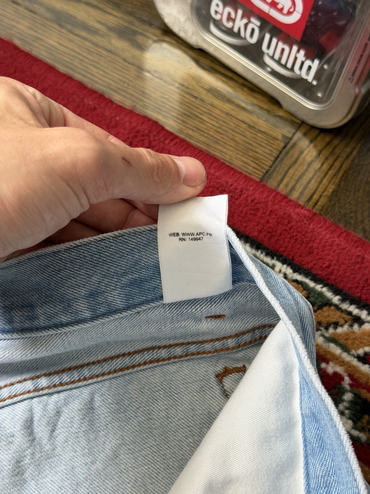 APC Petit New Standart Washed Blue Jeans Size 32 A.P.C Rue Madame Paris