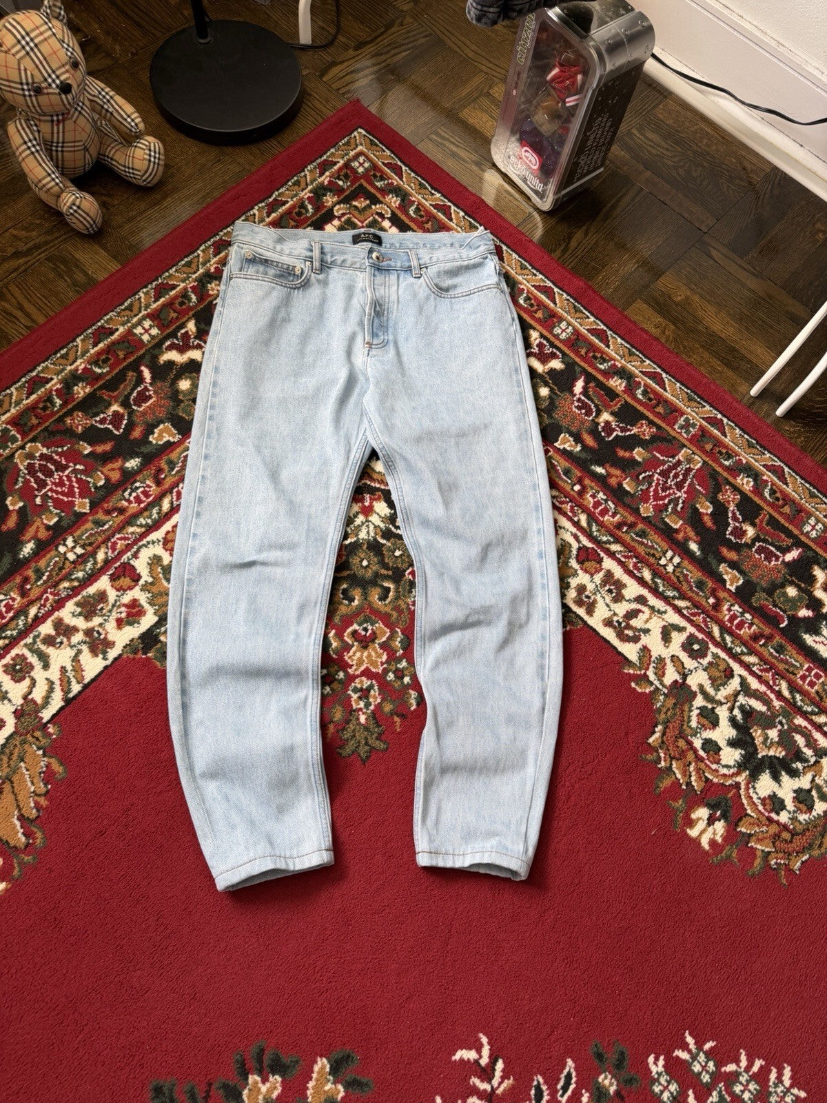 APC Petit New Standart Washed Blue Jeans Size 32 A.P.C Rue Madame Paris