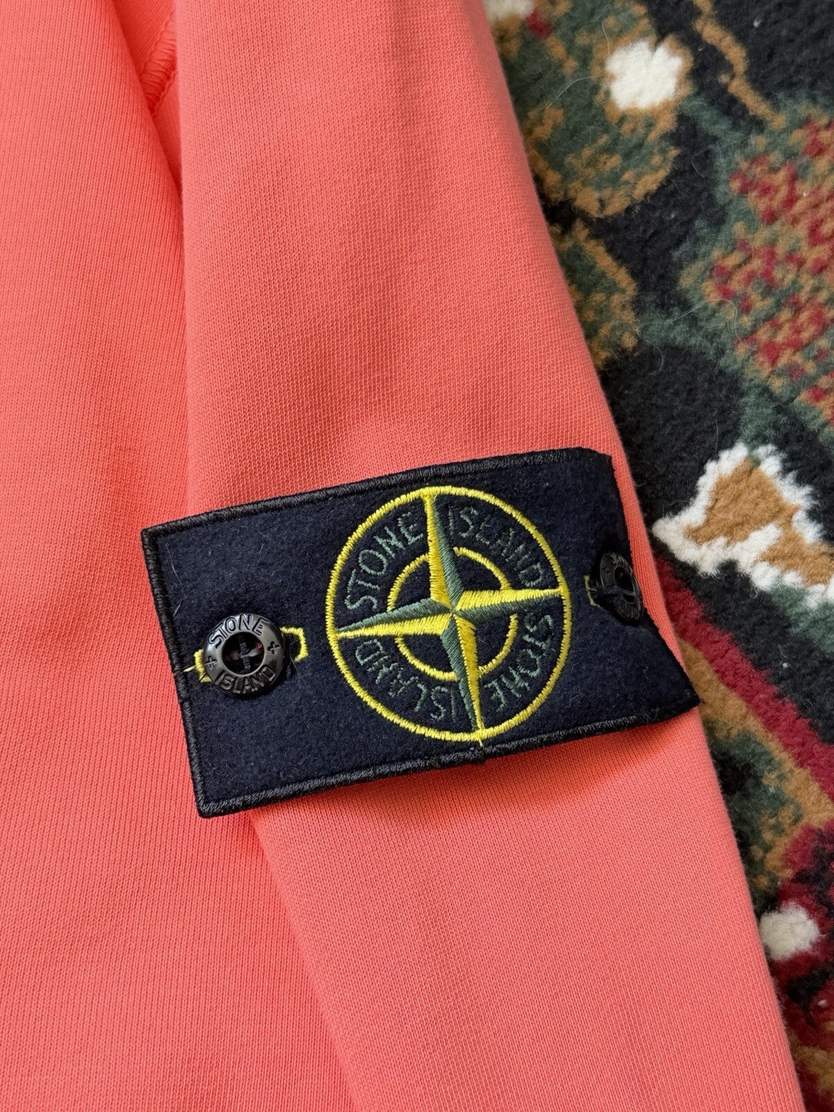 Stone Island Khaki Green Crewneck Sweatshirt Size M Genuine No Patch