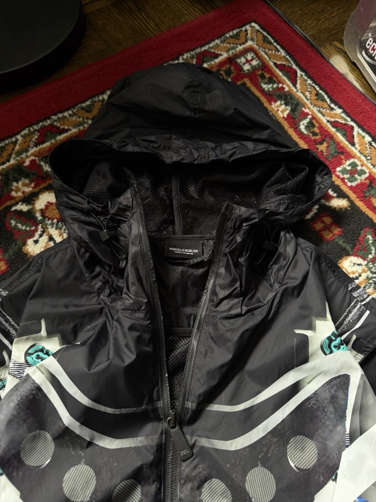 Marcelo Burlon County Of Milan AOP Windbreaker Jacket Size M