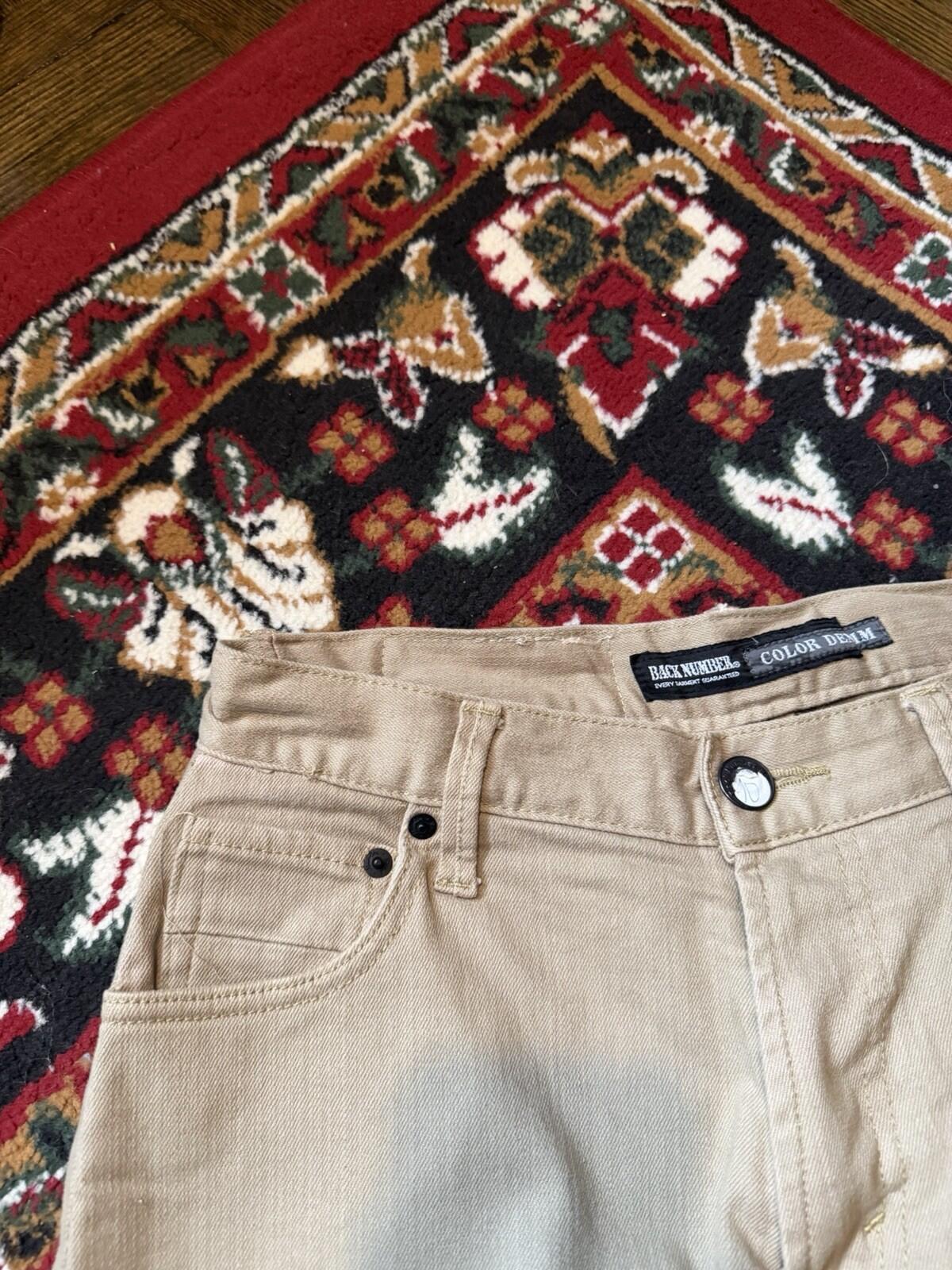 Back Number Color Japanese Denim Made in Japan Jeans Size 34
