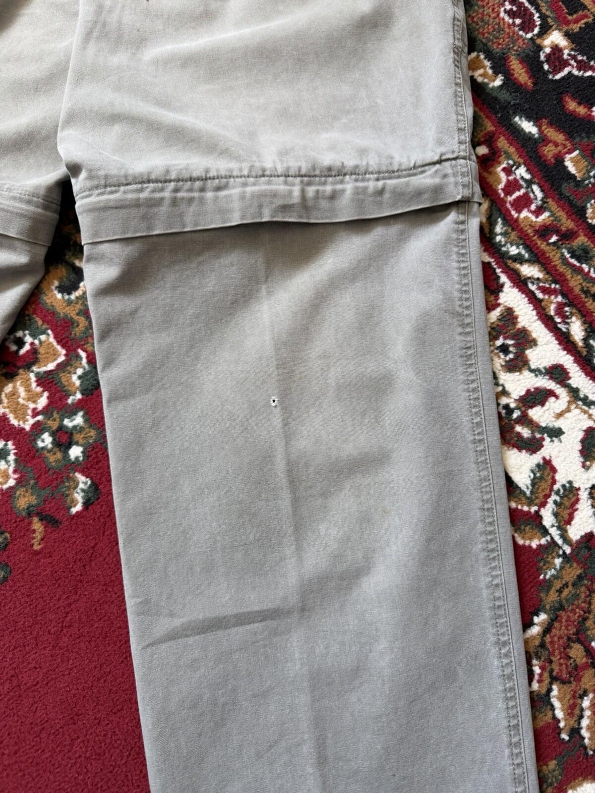 90s Eddie Bauer Vintage Convertible Zip Off Pants Men's 34/32 Hunting Hiking