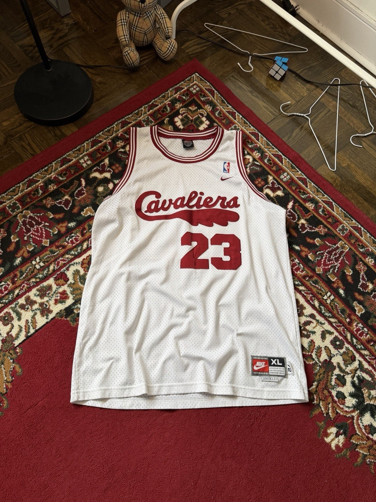 Nike LEBRON JAMES #23 Jersey Cleveland Cavaliers XL Length + 2 NBA Basketball