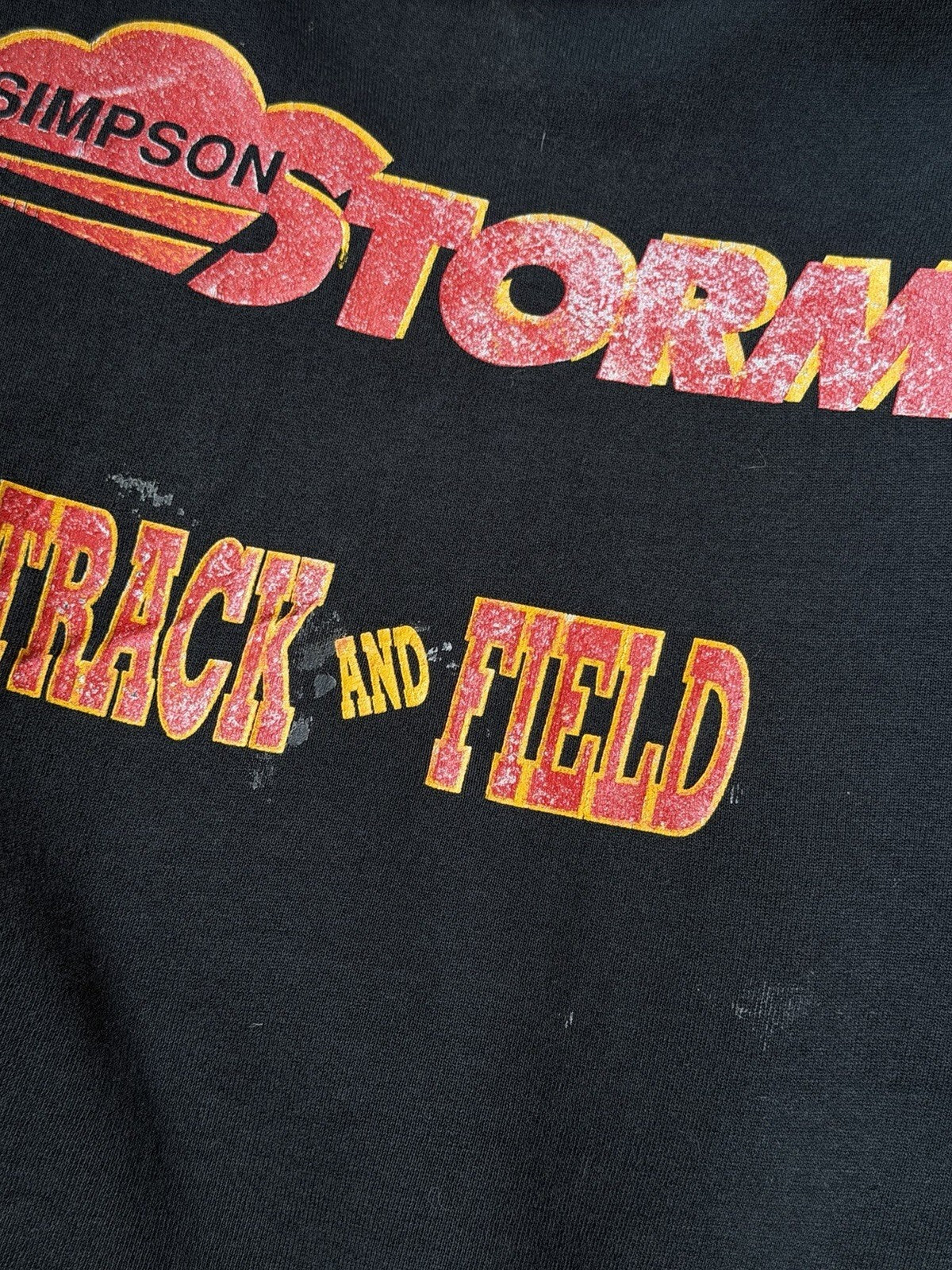 VTG Russell Athletic 90s Simpson Storm Football Sweatshirt Crewneck Pullover