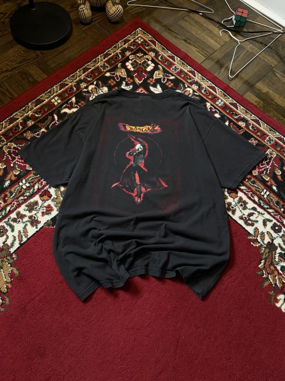 Devil May Cry 2 Shirt Men’s XL Black Capcom Gamer Vintage Promo 00s Video Games