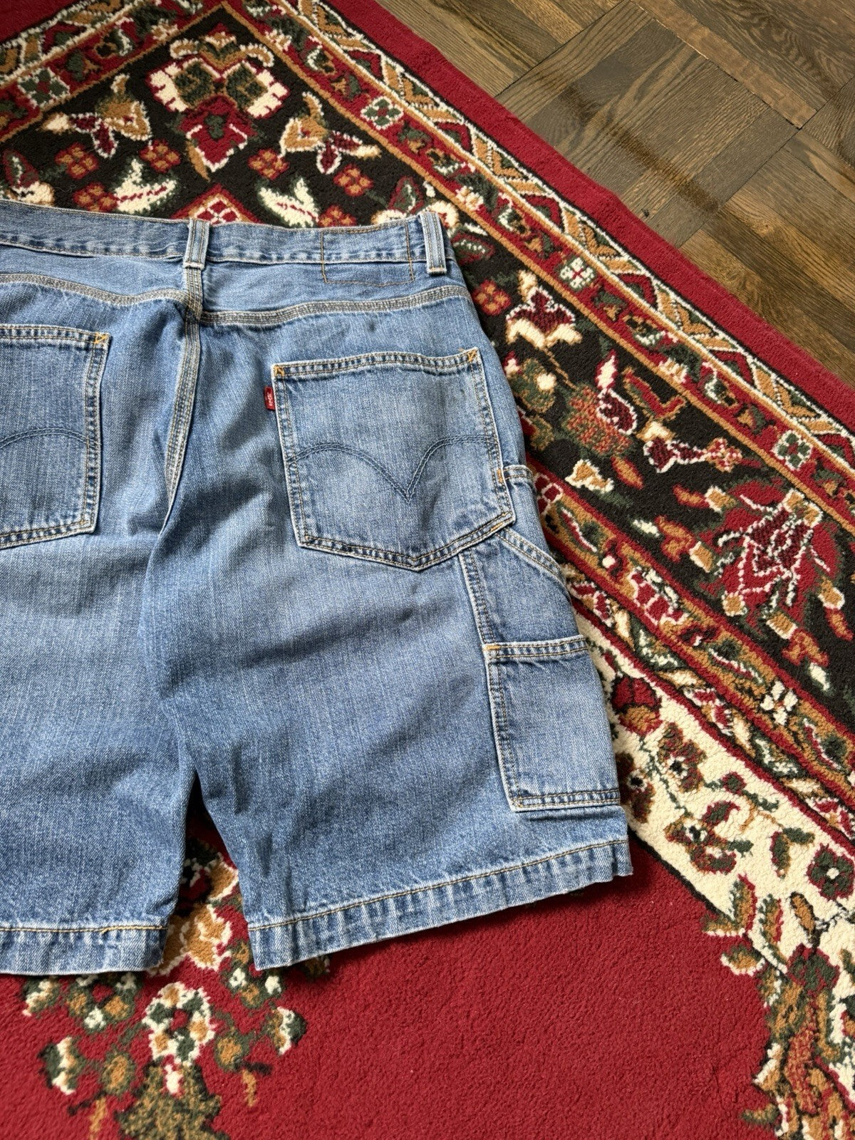 Levi’s Jeans Carpenter Jean Shorts Size 32 Jorts Y2K Skater Baggy Distressed