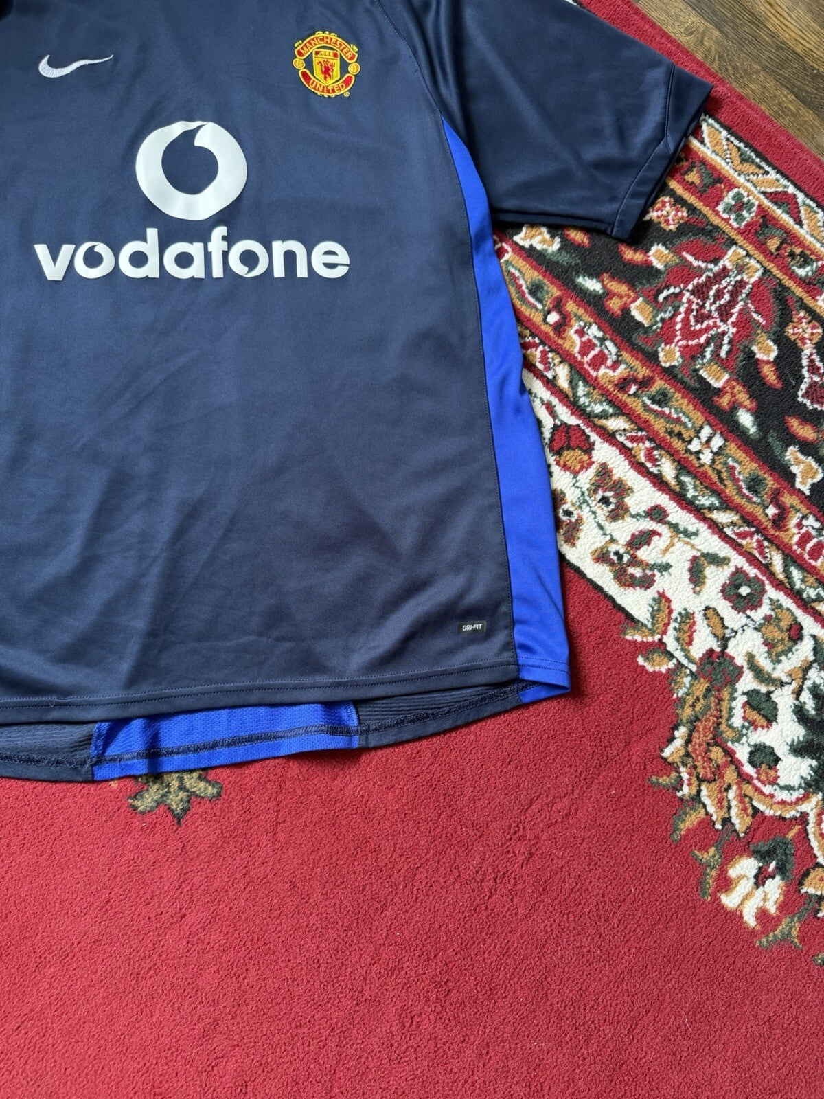 Manchester United 2004/2005 Training Pre-Match Football Soccer Shirt Jersey Nike