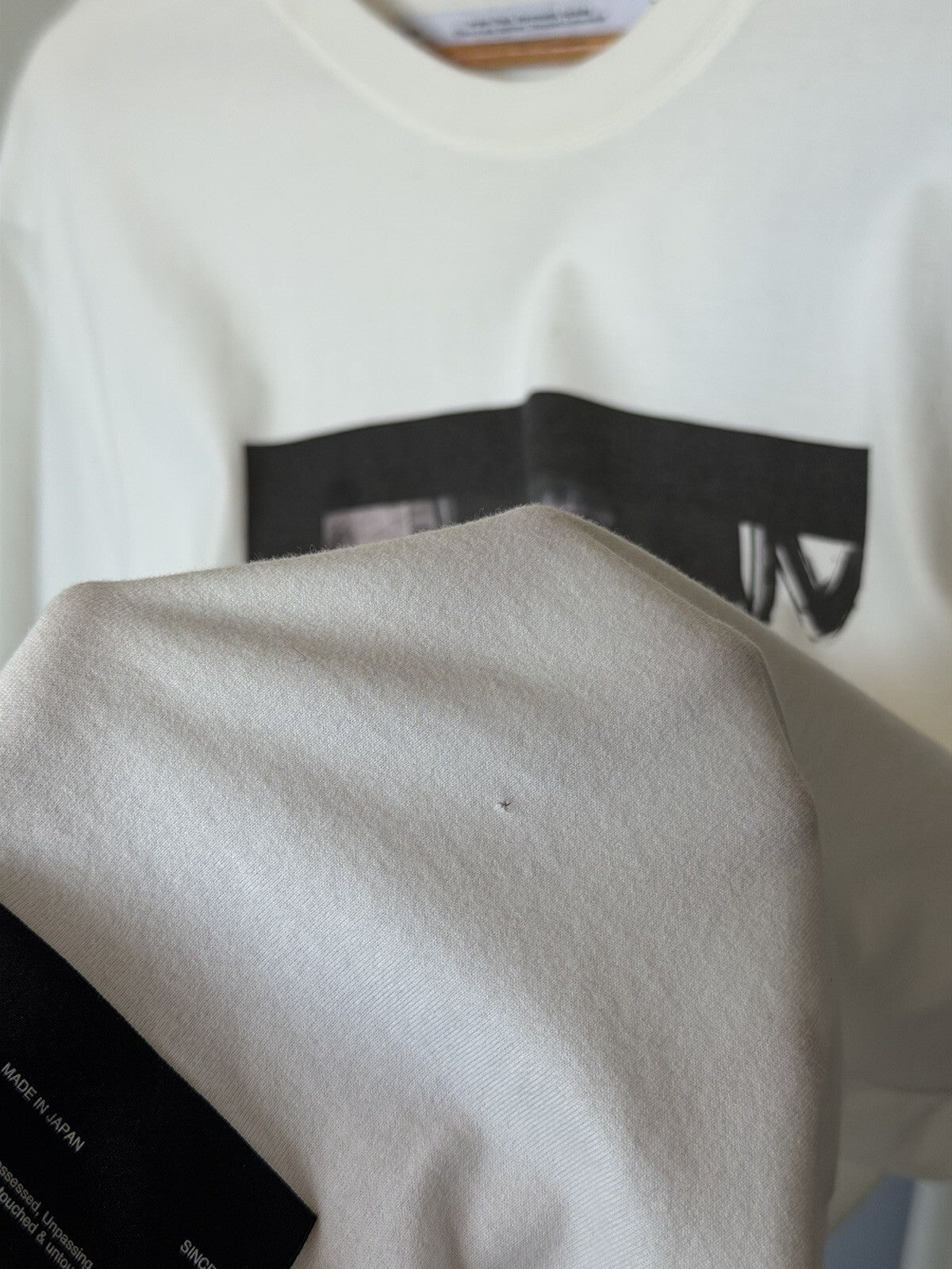 JULIUS Draped SS 2023 White Graphic Shirt Leaked Tee