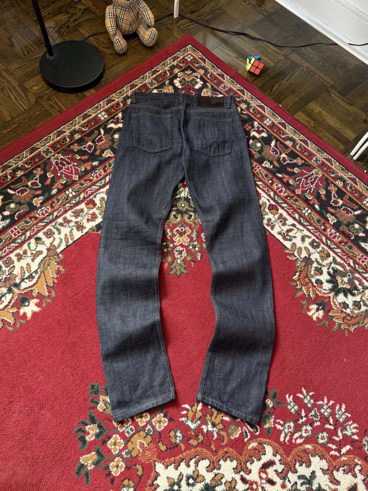 Naked & Famous Jeans Mens 31 Weird Guy Japanese Dark Indigo Organic Cotton