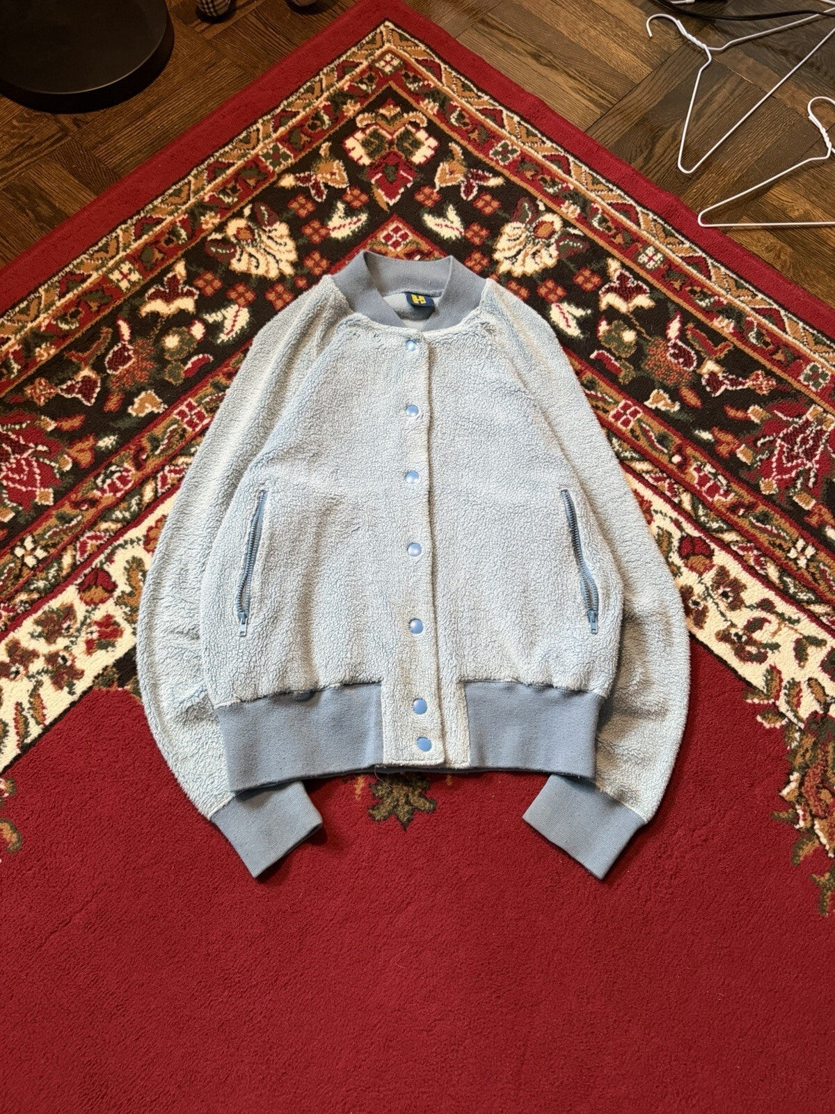 00s Hysteric Glamour Terry Varsity Track Jacket Full Zip Sweater