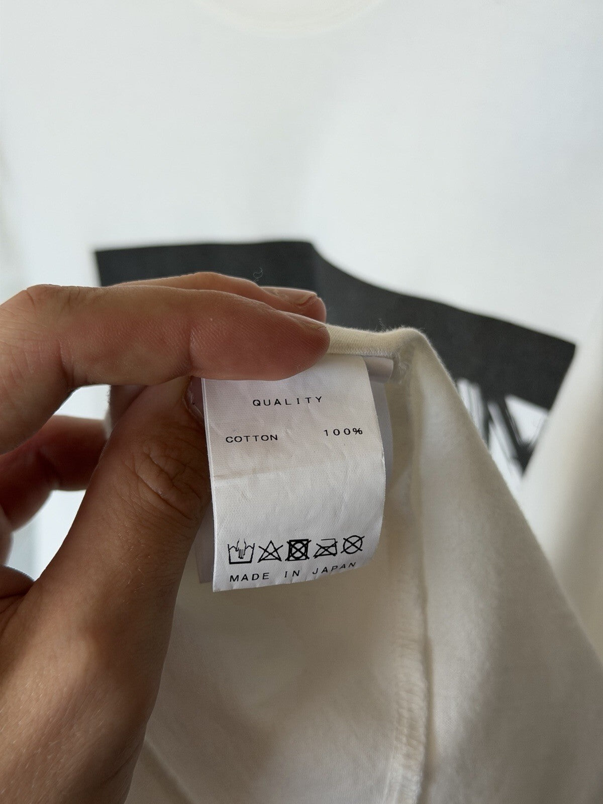 JULIUS Draped SS 2023 White Graphic Shirt Leaked Tee