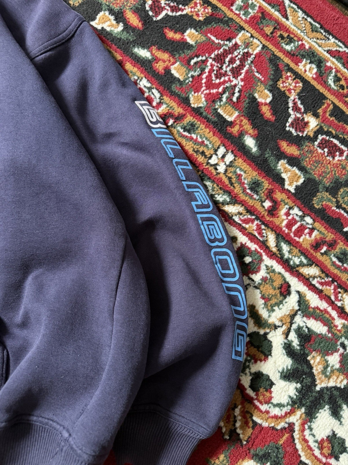 Vintage  Billabong Grail Center Log Hoodie Surf Grunge Faded Skate Rave Y2K 90s