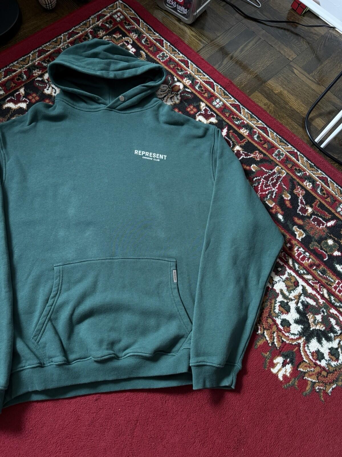 Represent Blanks Owners' Club Green Hoodie Size XL