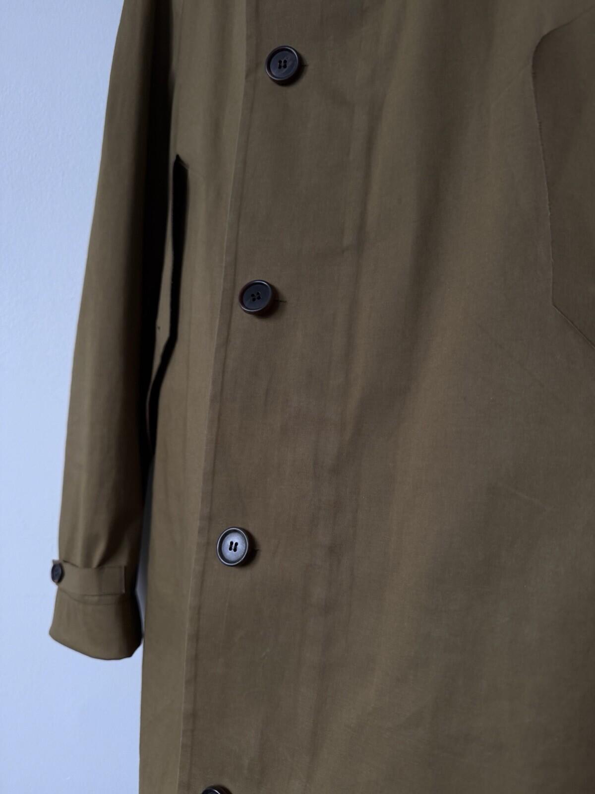 Comme des Garcons X Sealup Olive Membrane Parka / Raincoat Jacket Size M