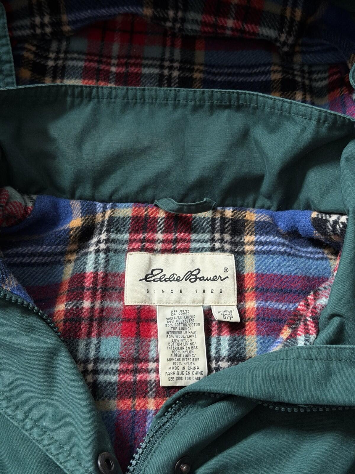 Eddie Bauer Jacket Mens Extra Large Wool Lined Mountain Parka Hooded Chore Work
