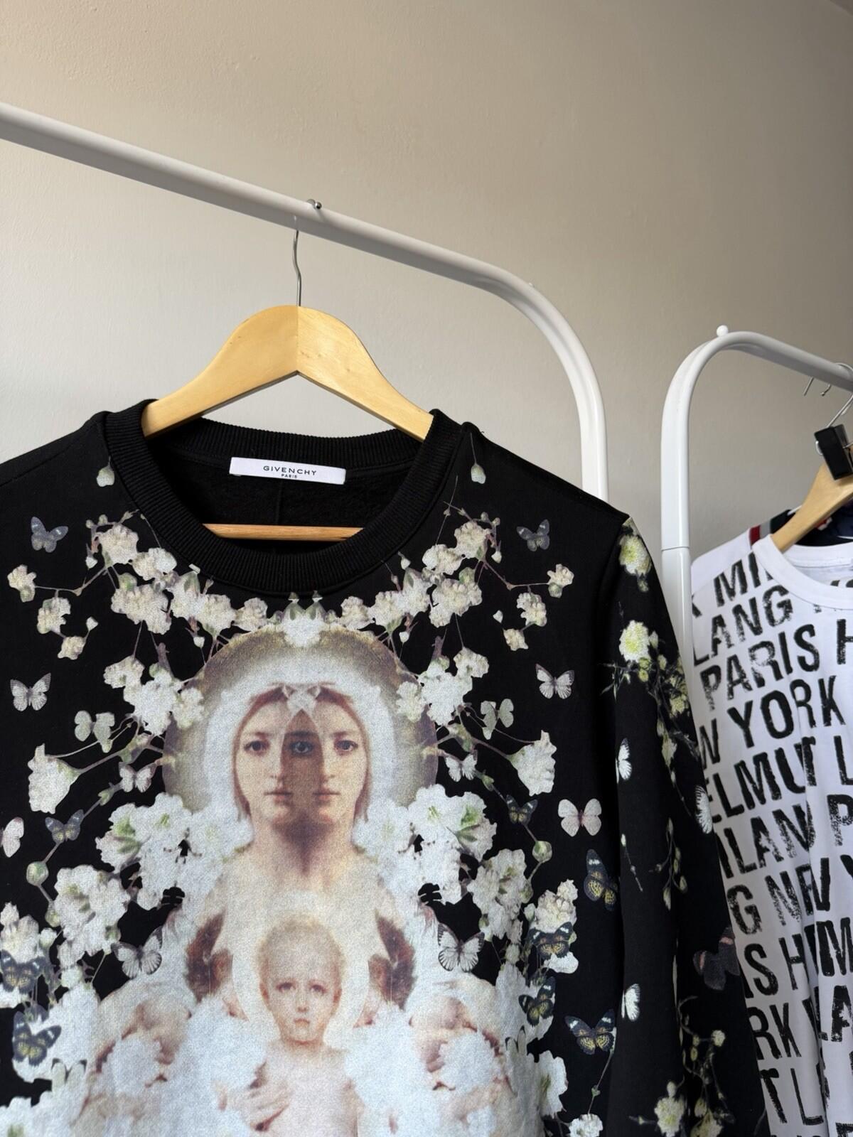 Rare Givenchy Madonna Baby’s Breathe Starry Floral Crewneck Sweater Sweatshirt S