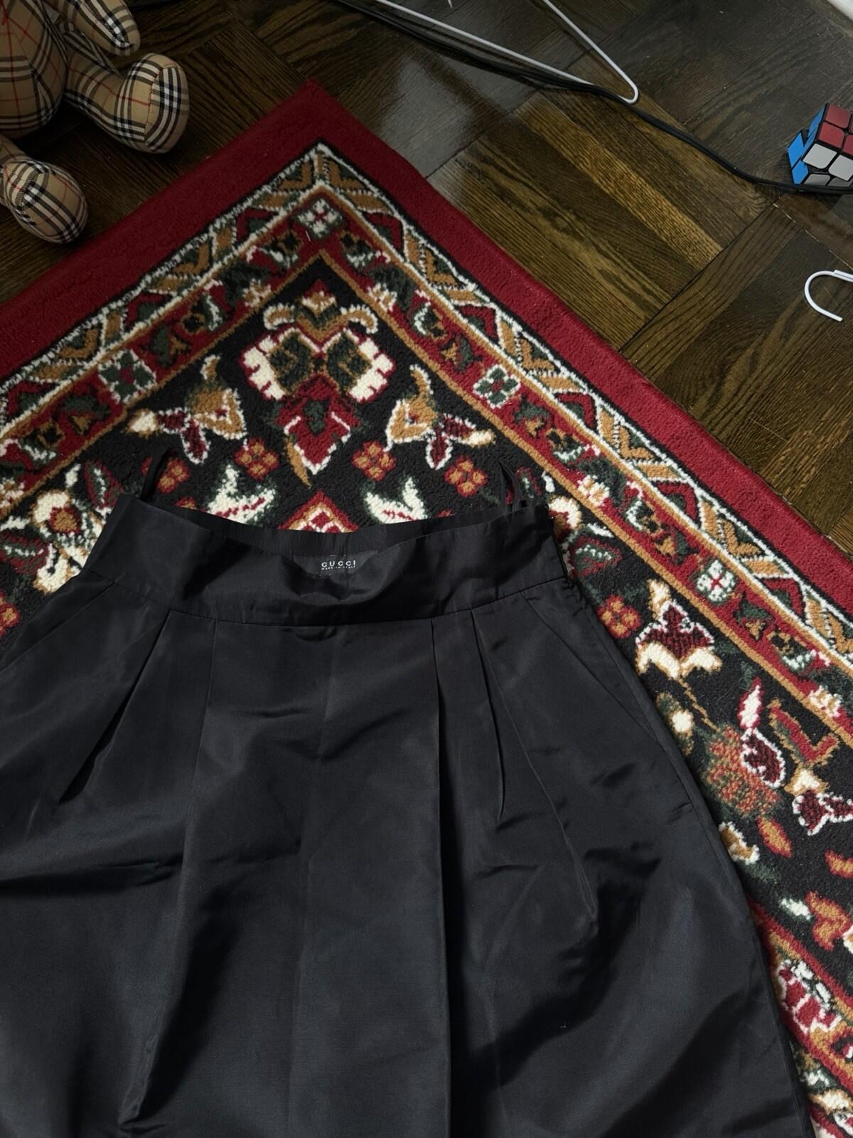 00s Gucci Seta Silk Nylon Skirt Size 42