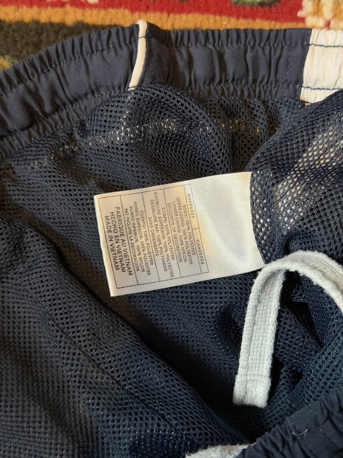 Y2K Nike Cargo Nylon Pants Navy Blue Vintage Mens Size XL