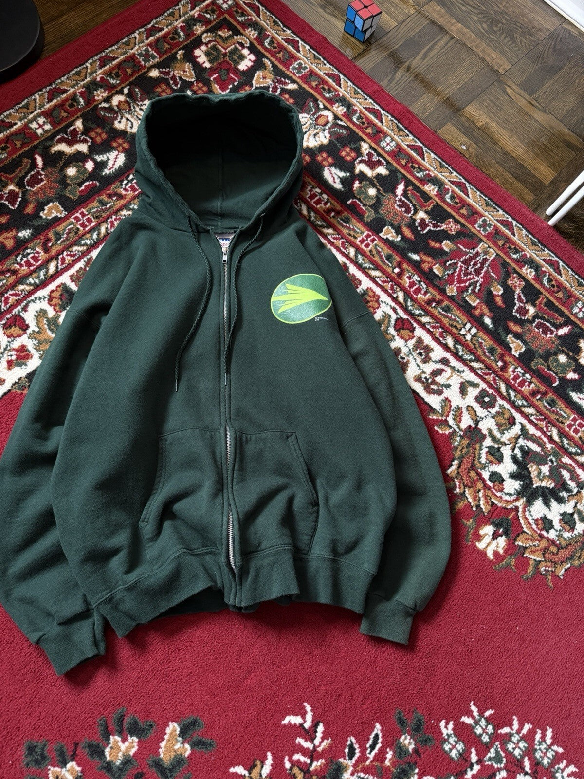 DC Comics Green Arrow Hoodie Full Zipper Vintage M (38-40)