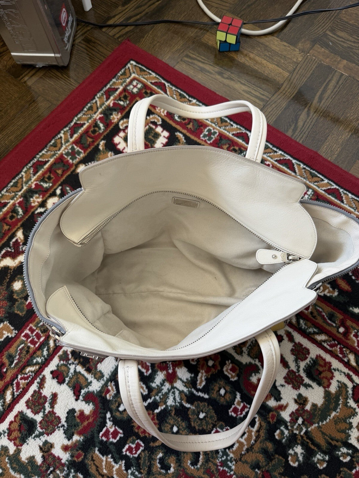 Salvatore Ferragamo Verve Exotic Multicolor Runway Tote Bag Rare