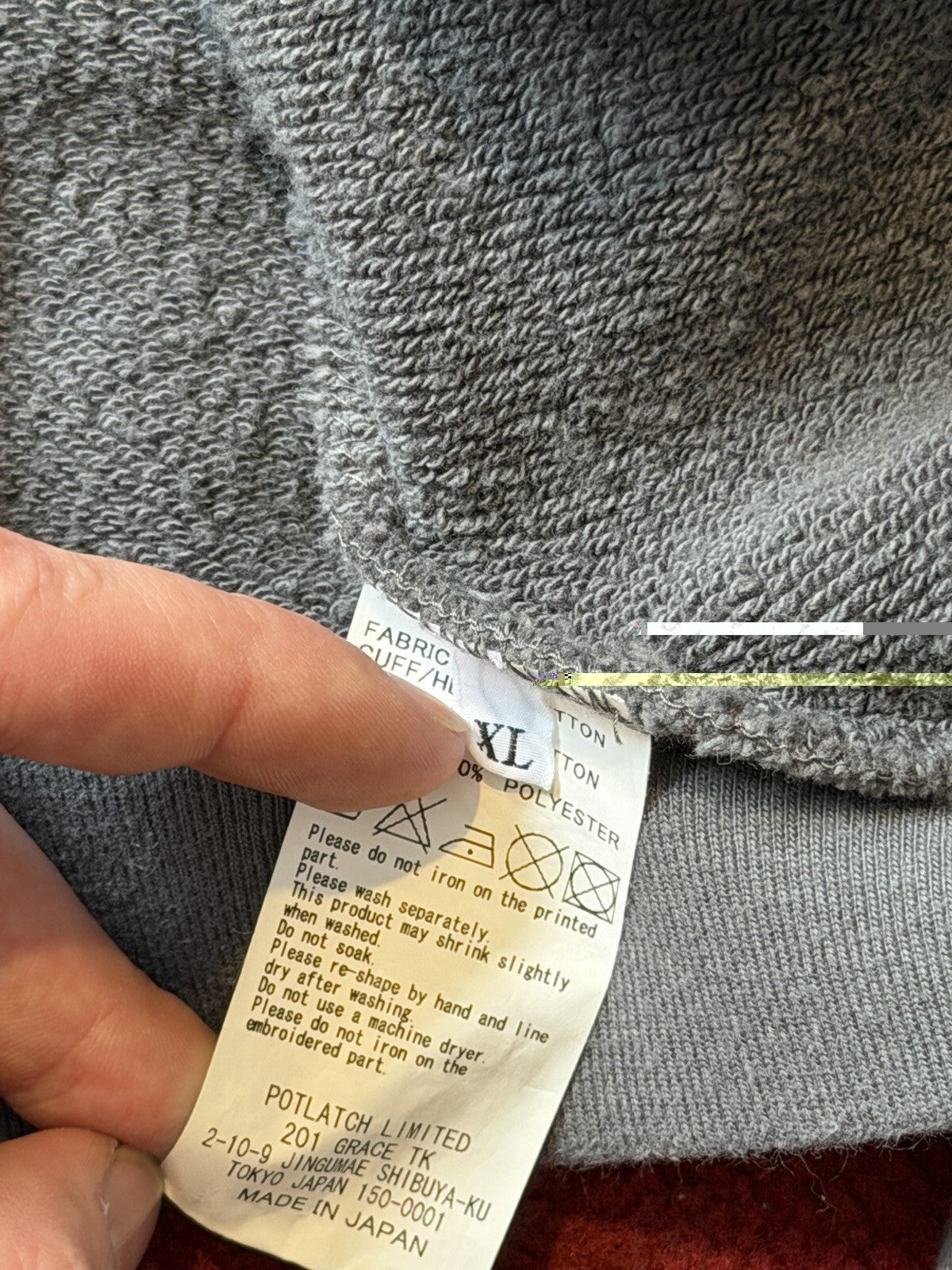 Cav Empt Policy "Articles May Not Be Exchanged" Heavy Hoodie - Size XL