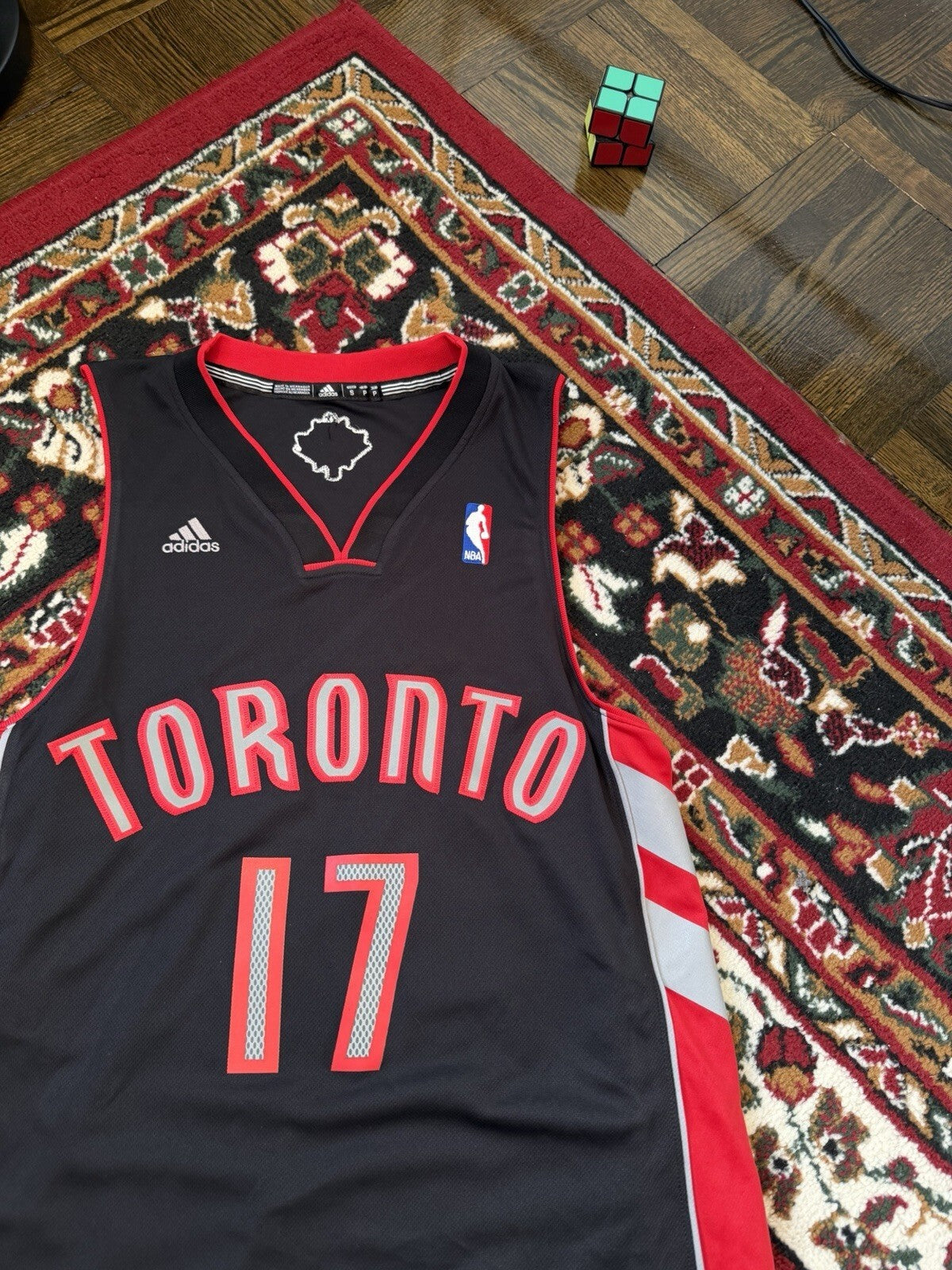 Jonas Valanciunas Signed Autograph Toronto Raptors Jersey NBA Canada Nuggets