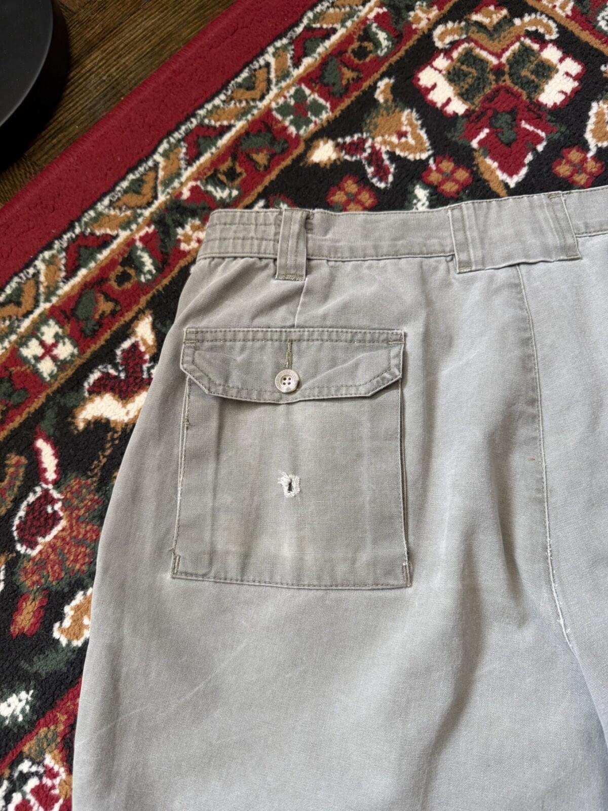 90s Eddie Bauer Vintage Convertible Zip Off Pants Men's 34/32 Hunting Hiking