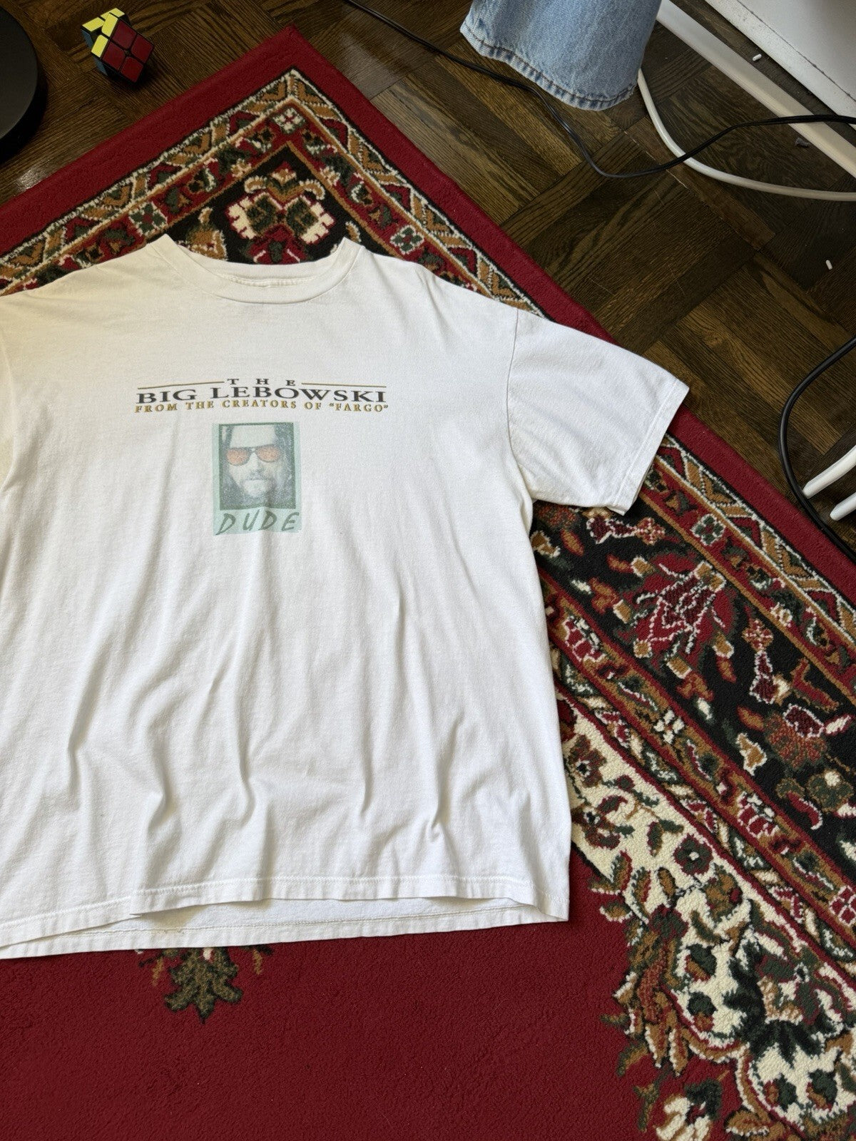 THE BIG LEBOWSKI Dude (1998) Vintage Promo T-Shirt Extremely Rare XL 90s
