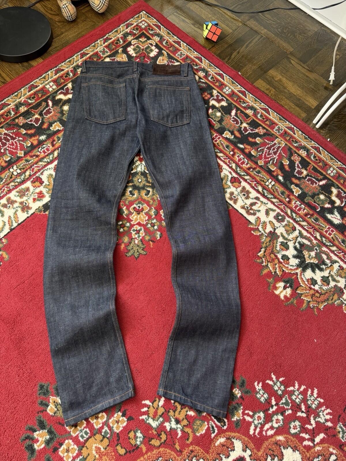 Naked & Famous Jeans Mens 31 Weird Guy Japanese Dark Indigo Organic Cotton