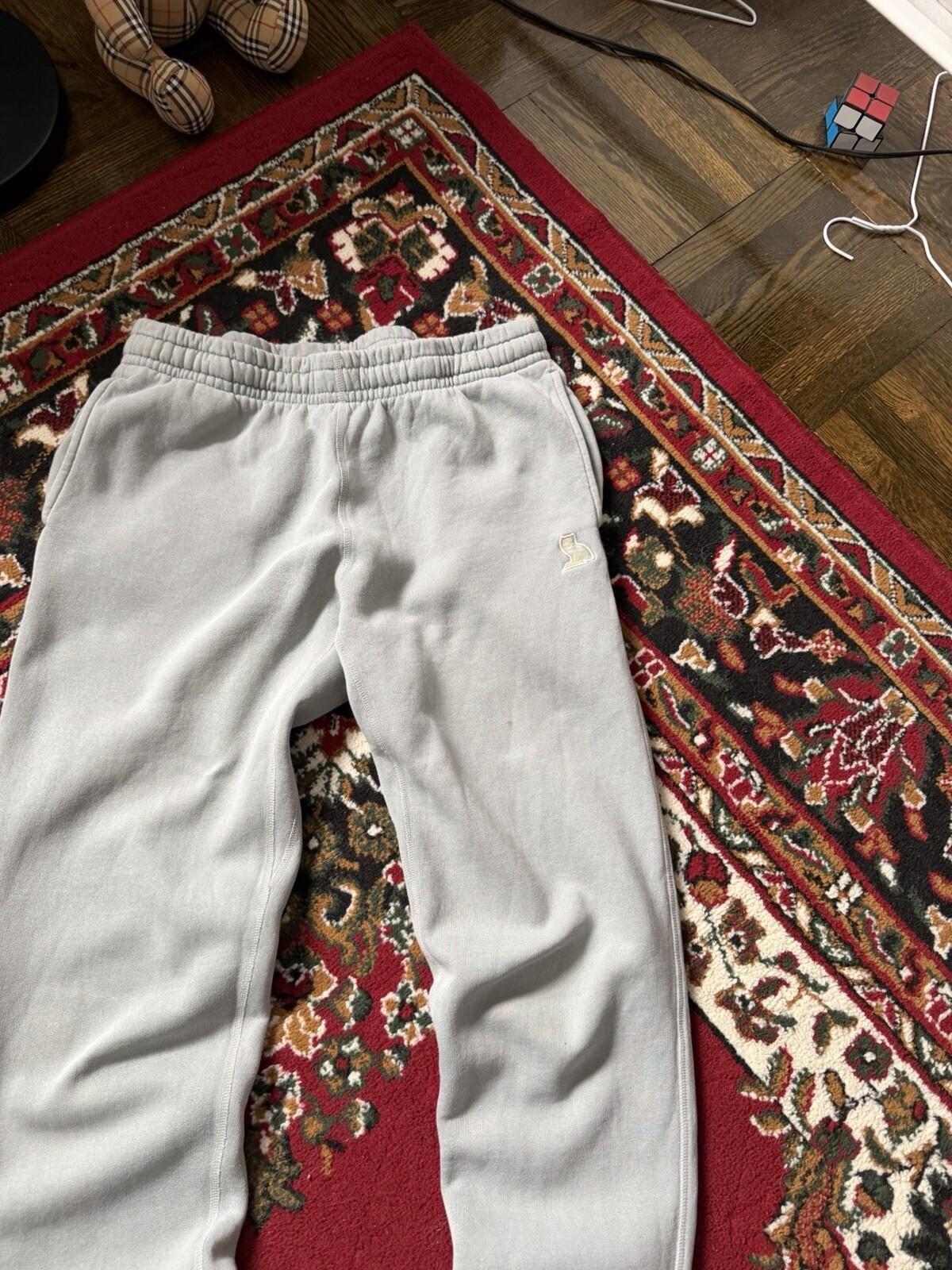 OVO October's Very Own Garment Dye Sweatpants Light Green Color Mens M Drake