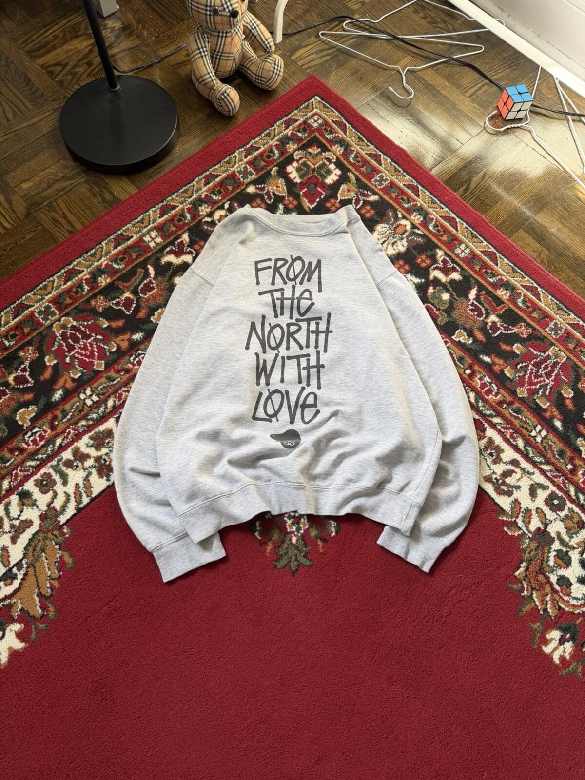 Stussy Canada 2011 Holiday Collection Sweatshirt Men's Sweater Size L Gray Color