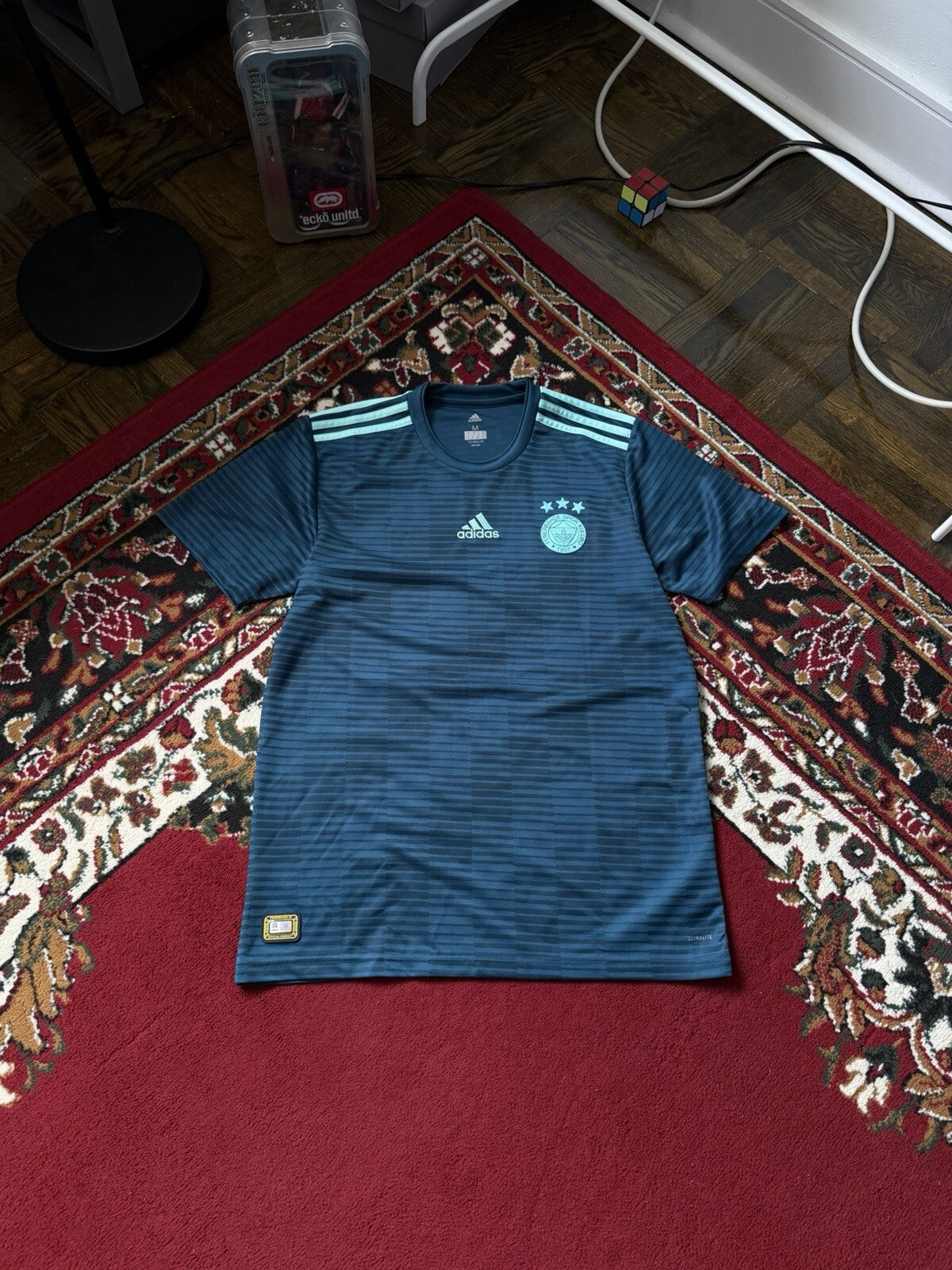 Men's Adidas Fenerbahce SK 2018/2019 Away Soccer Football Shirt Jersey Size M