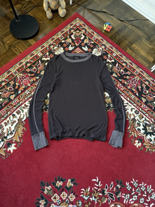 Salvage Sweatshirt Mens Medium Gray Sweater Grunge Y2K Hand Crafted in LA