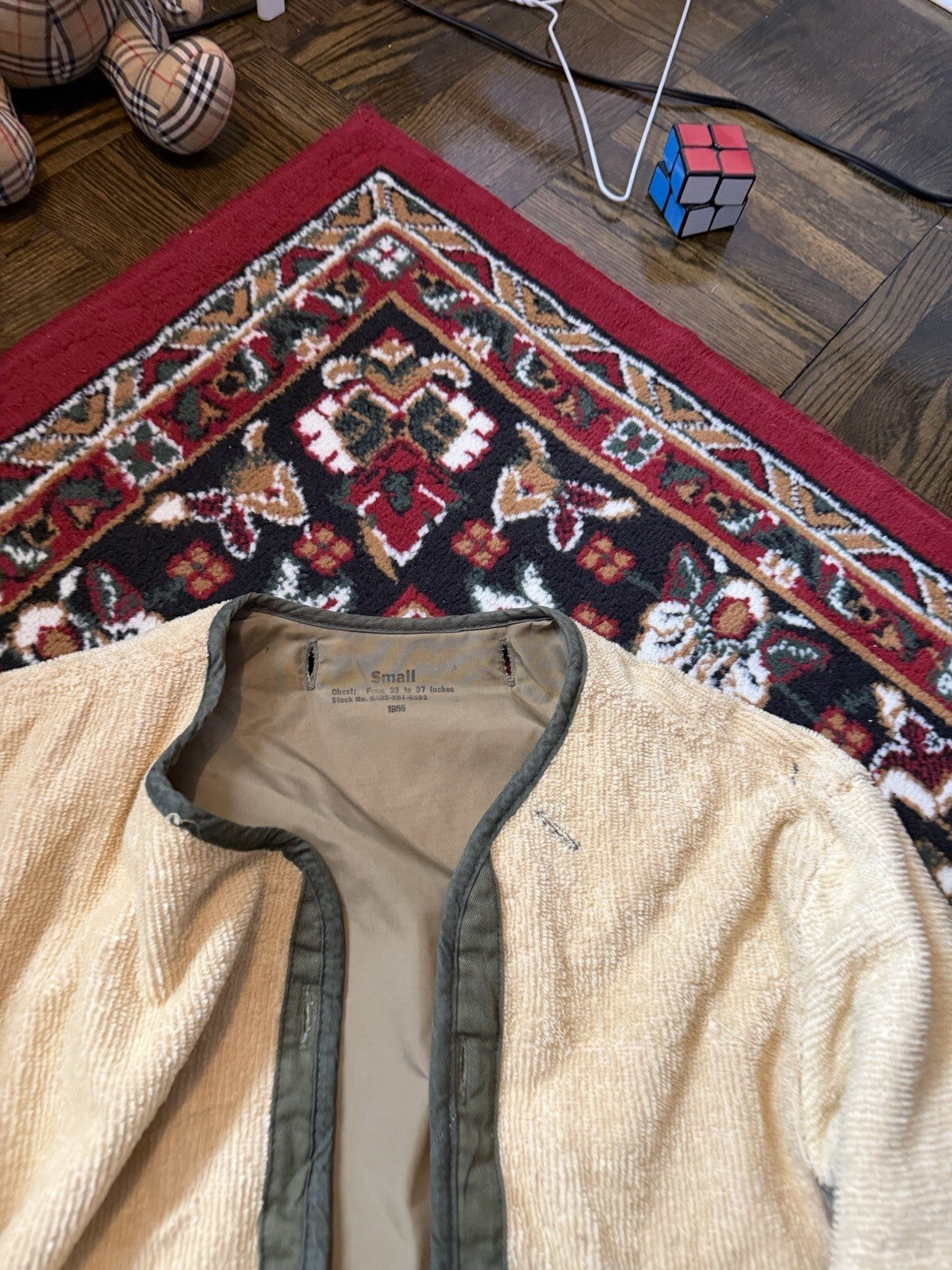 Rare VTG U.S. Army Korean War Era 1956 Field Jacket Liner ONLY 50s