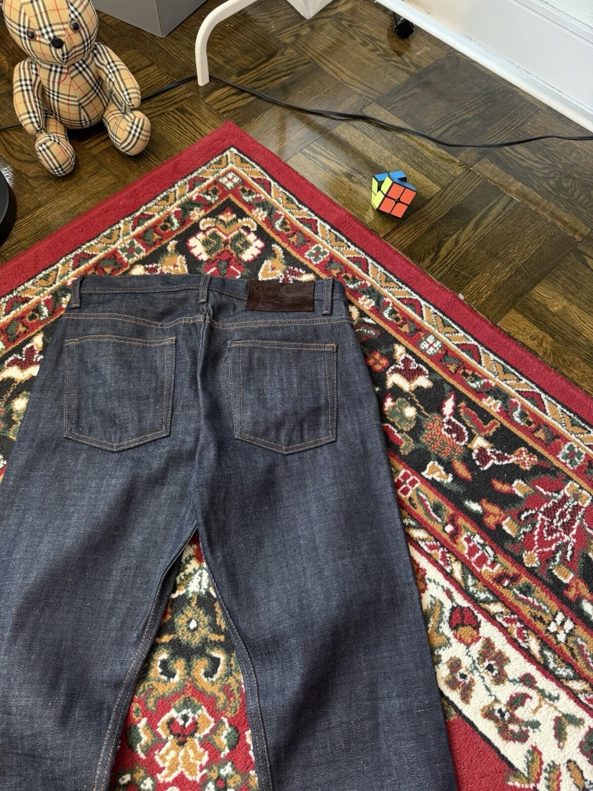 Naked & Famous Jeans Mens 31 Weird Guy Japanese Dark Indigo Organic Cotton