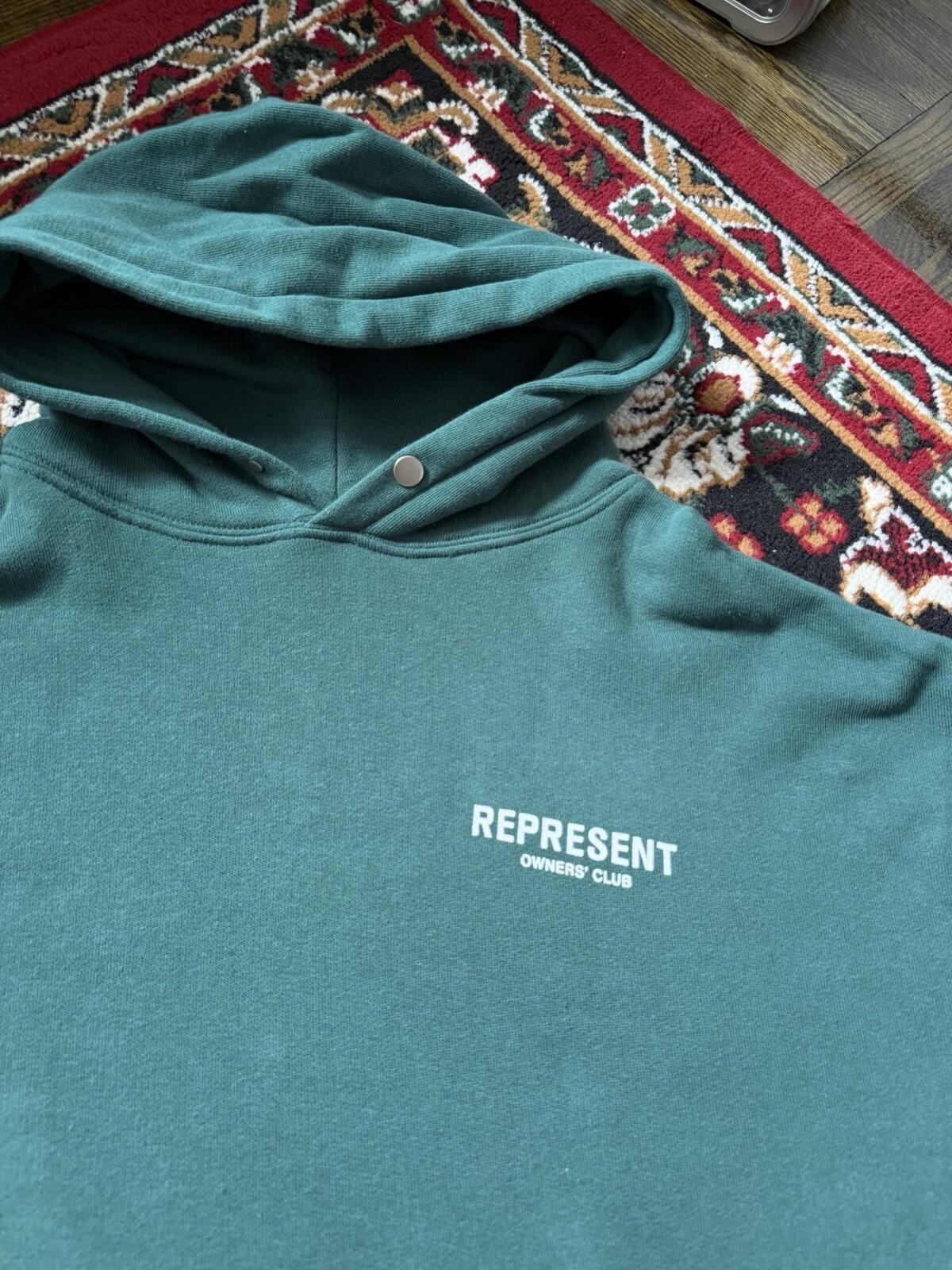 Represent Blanks Owners' Club Green Hoodie Size XL