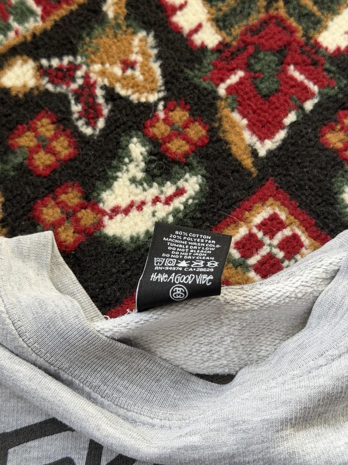 Stussy Canada 2011 Holiday Collection Sweatshirt Men's Sweater Size L Gray Color
