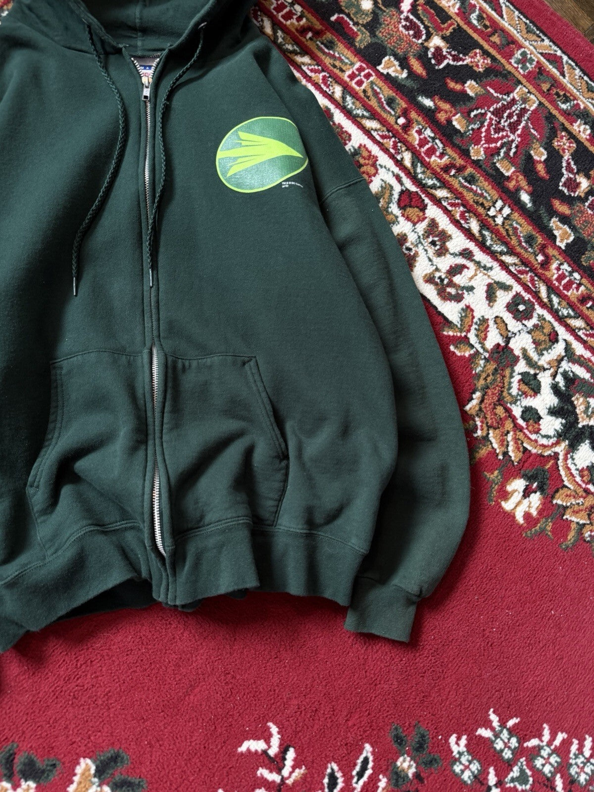 DC Comics Green Arrow Hoodie Full Zipper Vintage M (38-40)