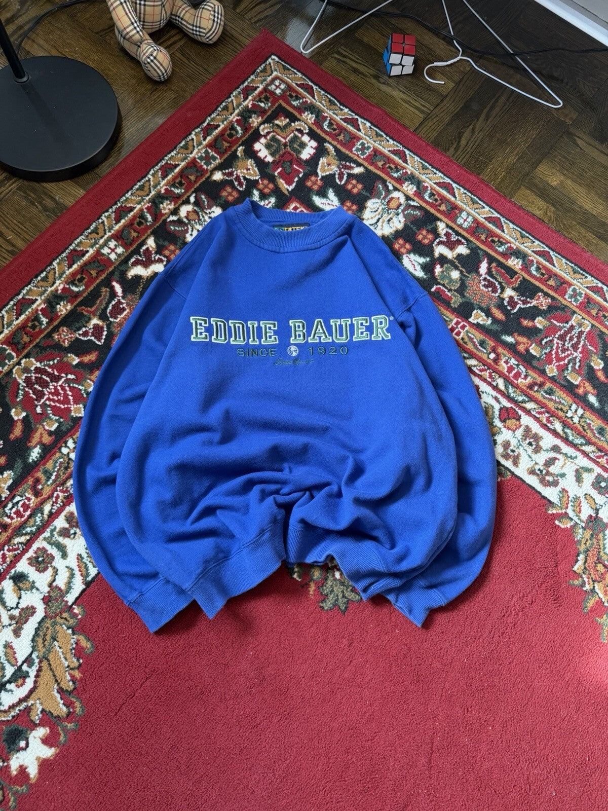 90s Vintage Ebtek Spell Out Logo Eddie Bauer Sweatshirt Crewneck M