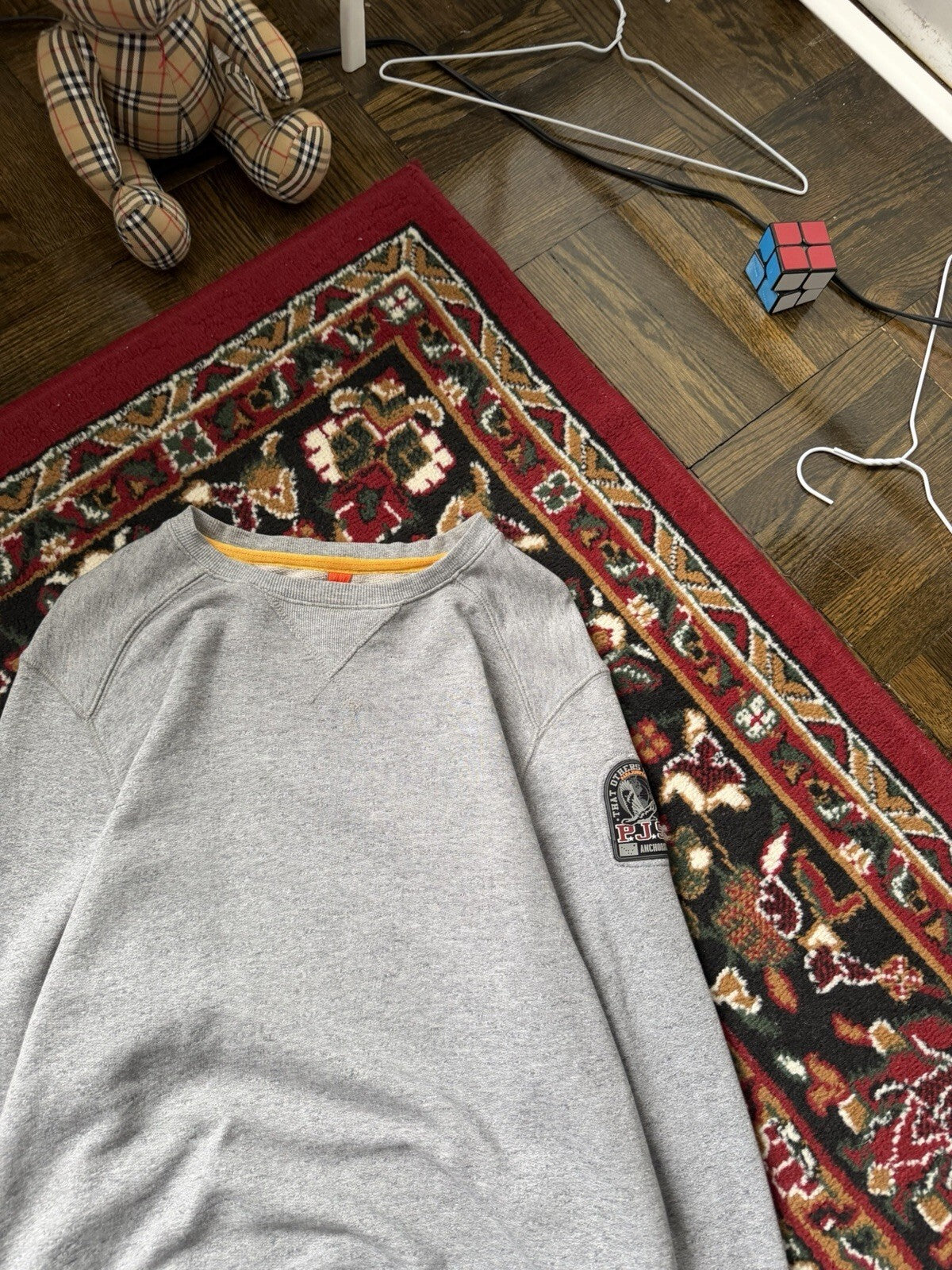 Parajumpers Active Outdoor K2 Sweatshirt Mens Size S Gray