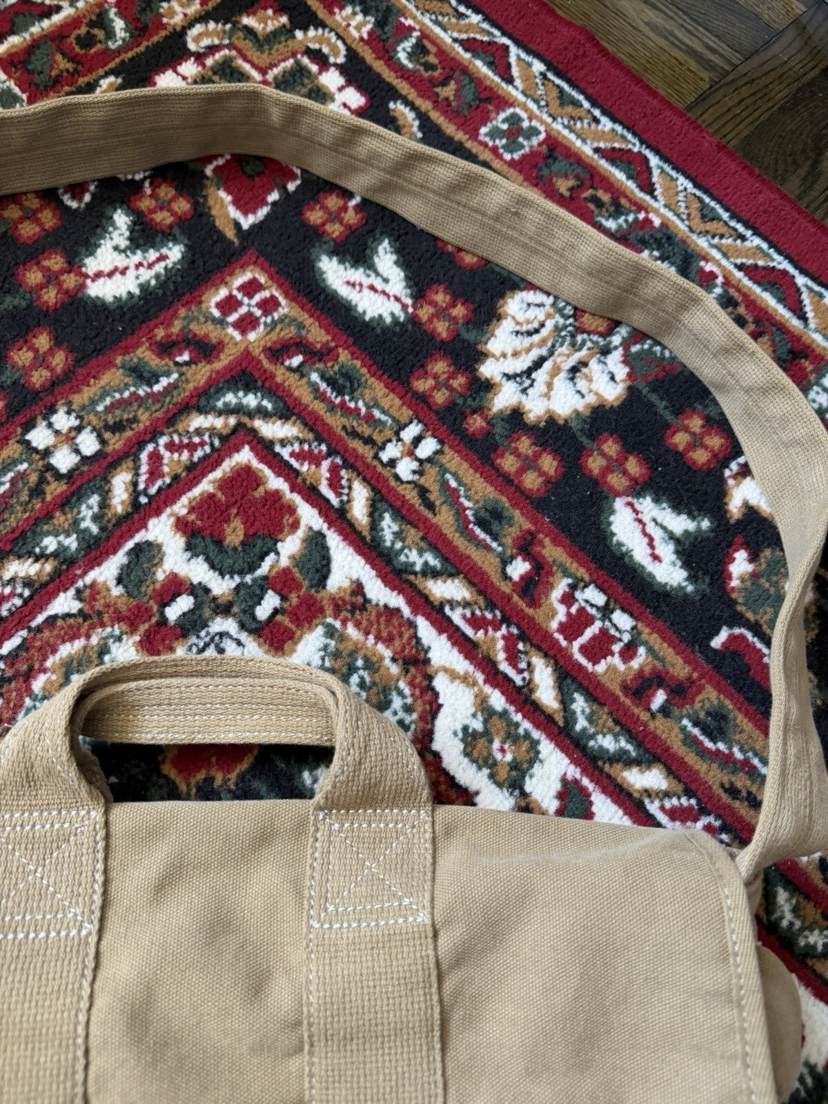 Ralph Lauren Denim & Supply Canvas Messenger Bag Military Field Safari Khaki