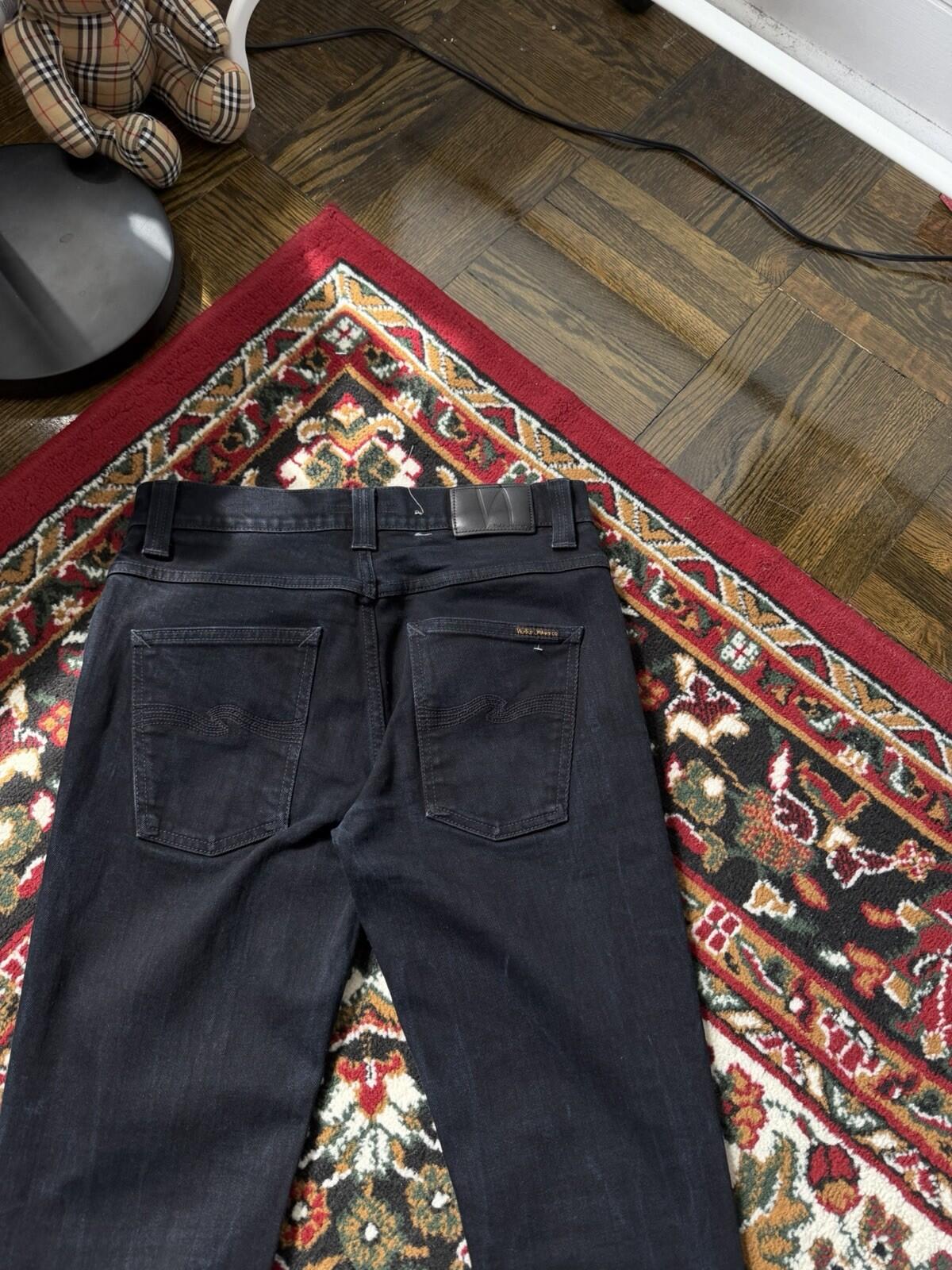 Nudie Grim Tim Organic Black Ring Classic Jeans Size M W31 / L30