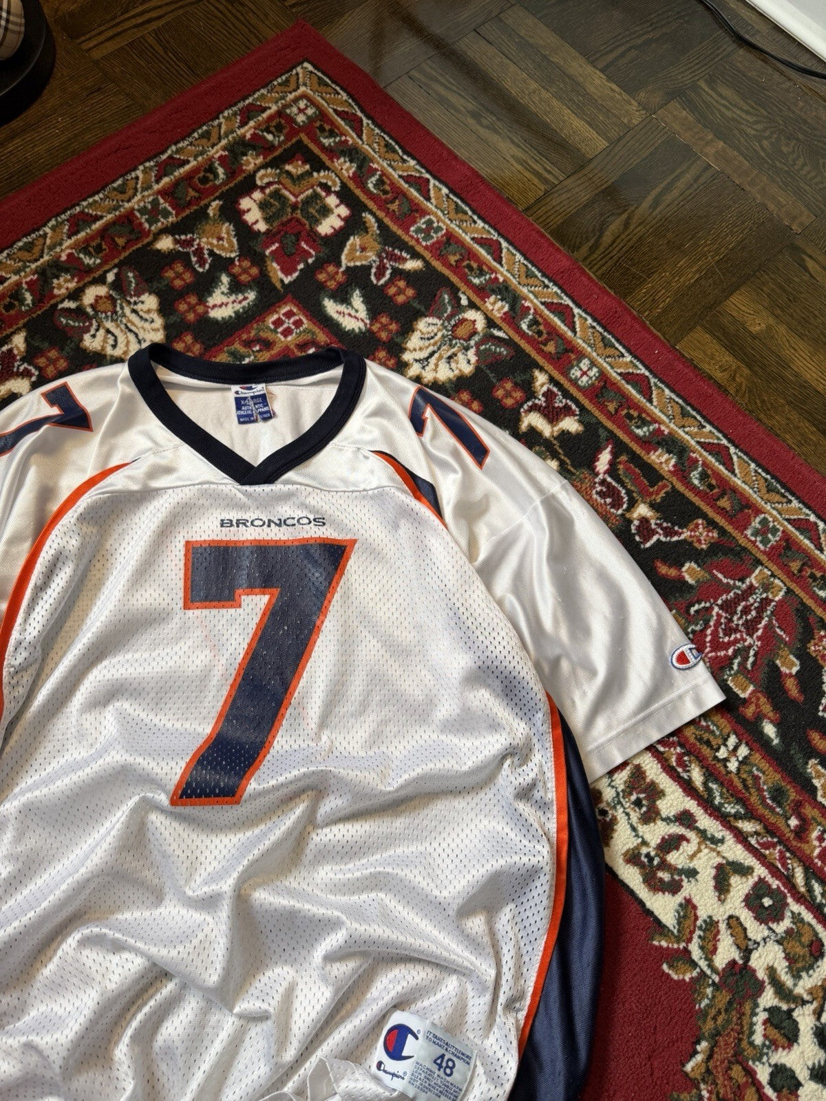 Vintage CHAMPION John Elway #7 Denver Broncos NFL Football Jersey 48 Vtg 90’s