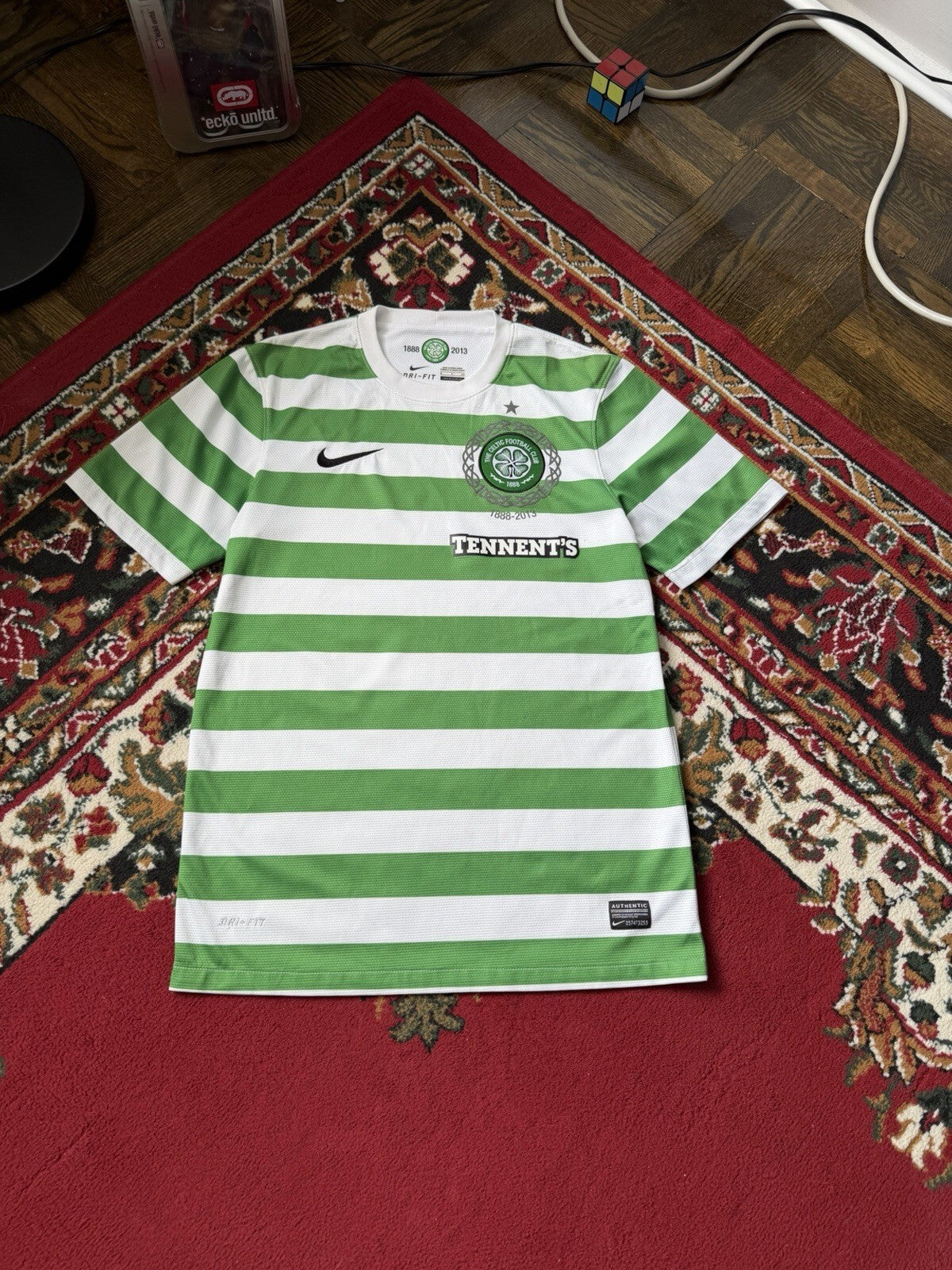 Celtic 2012 2013 Home Shirt Anniversary Football Soccer Jersey Nike Mens Size S
