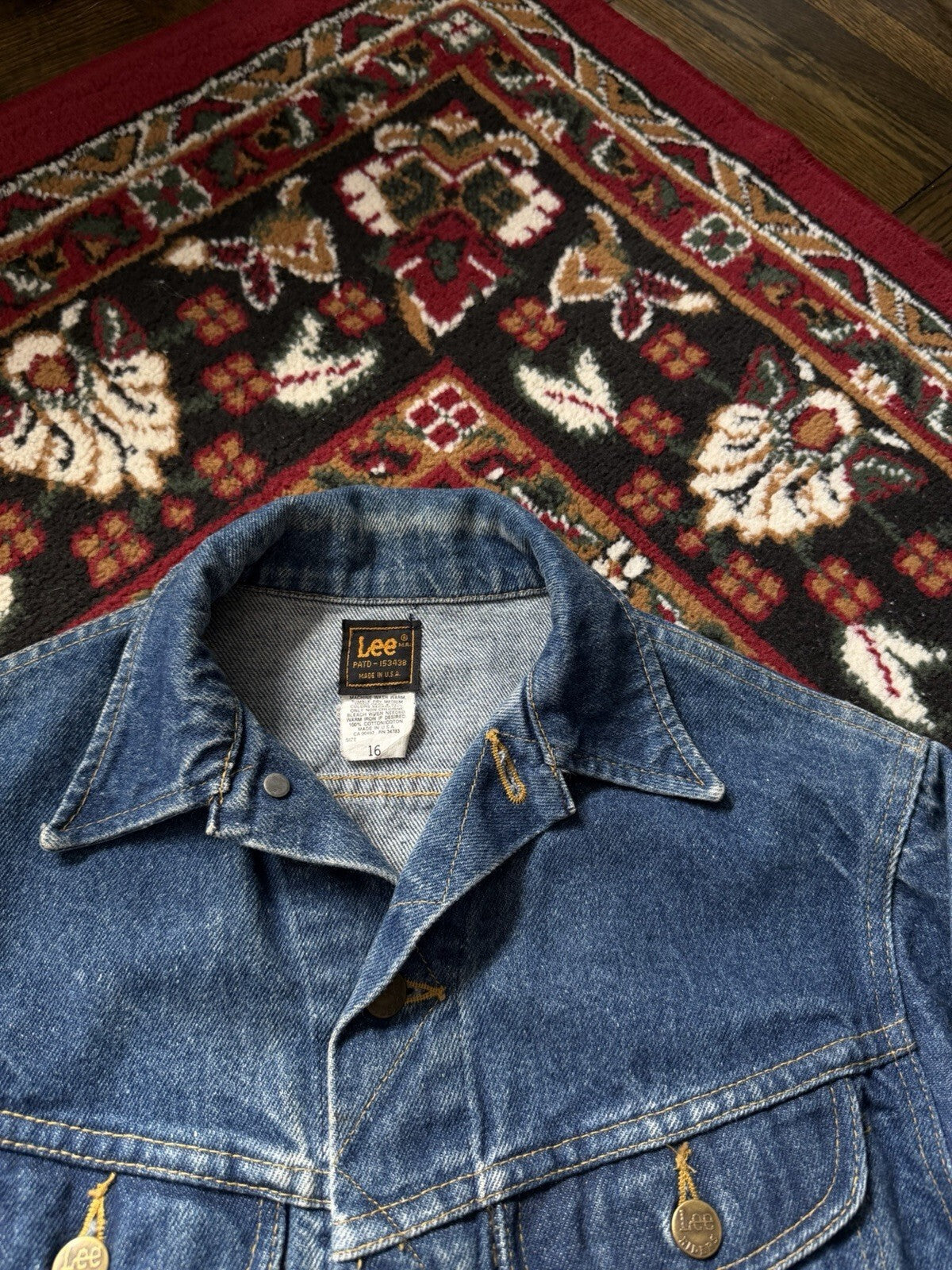 80s Lee Riders Vintage Denim Trucker Jacket Sex Pistols "god save the queen"
