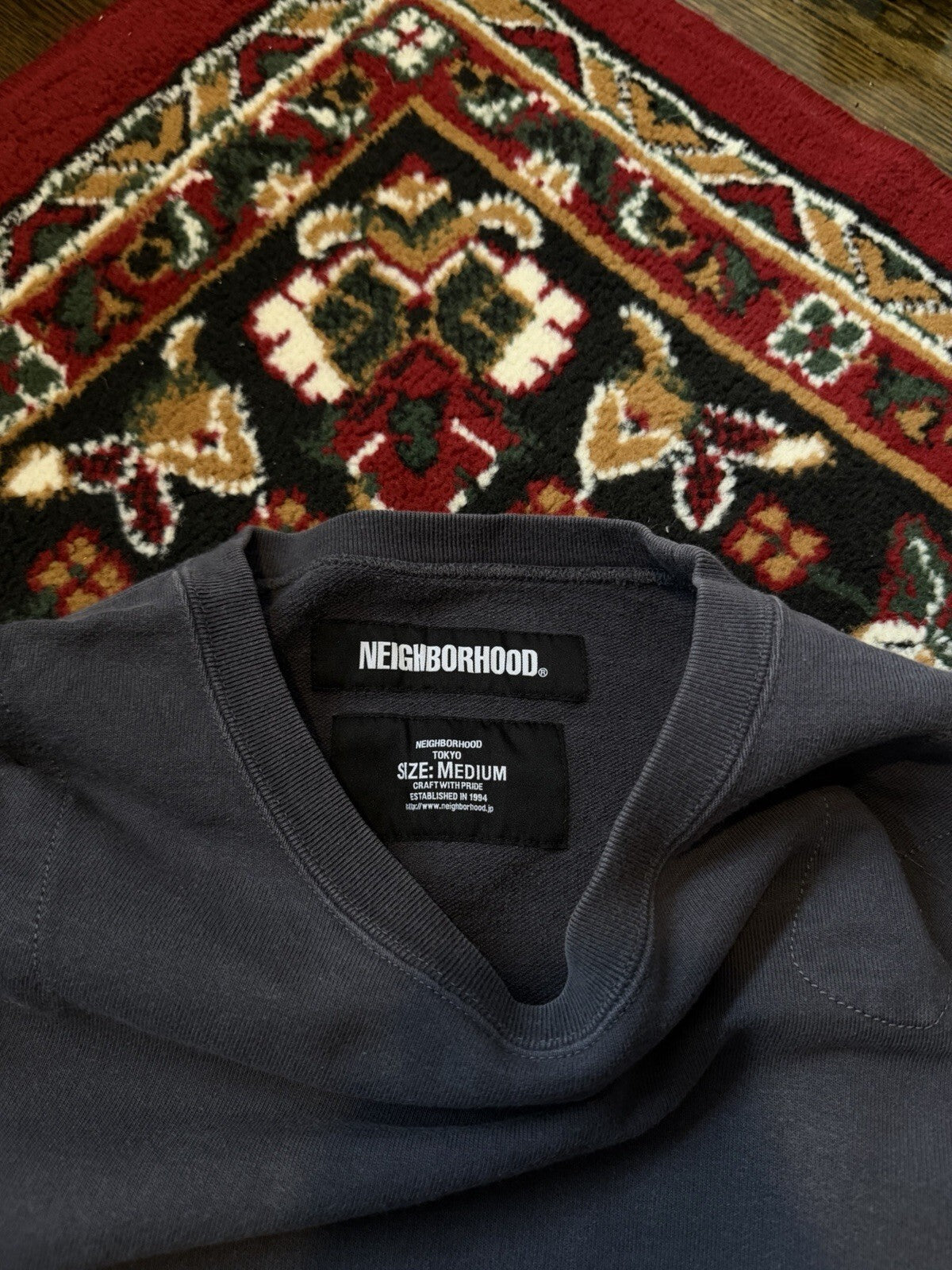 Neighborhood Japan Light-S Cargo Pockets Sweatshirt Size M Made In Japan
