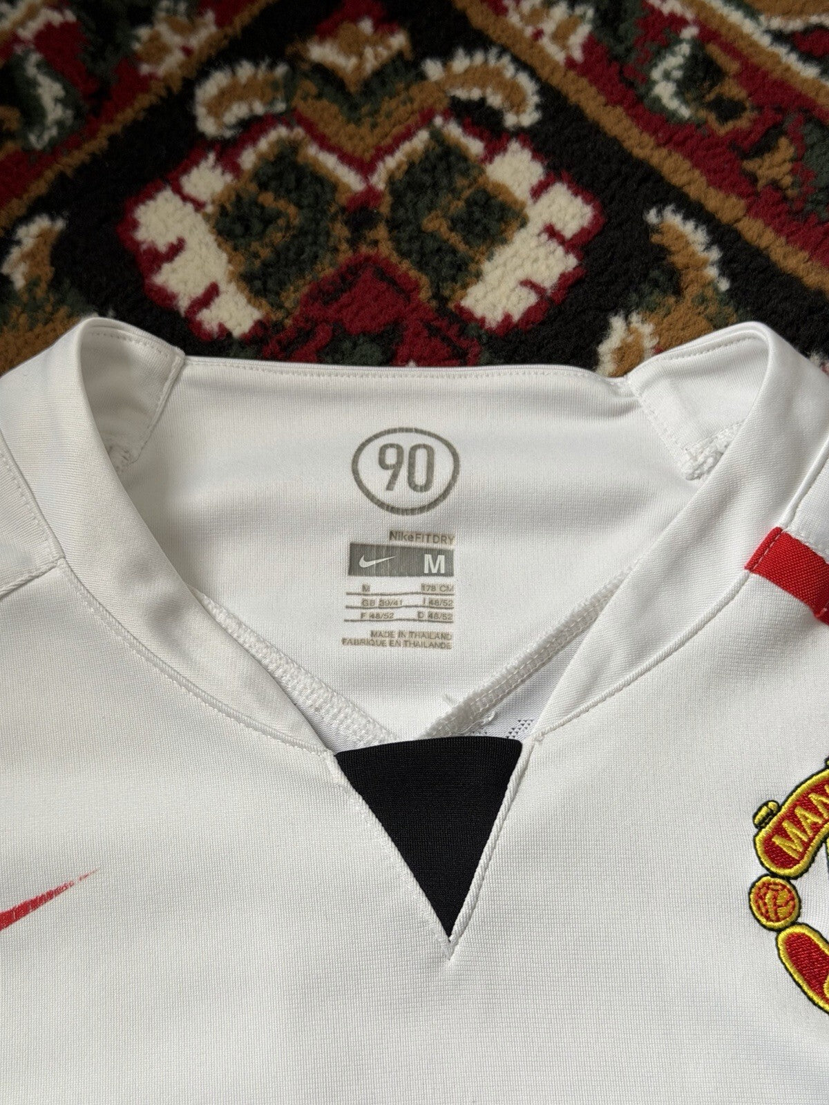 2007/2008 Manchester United Training Jersey Shirt Kit Nike Jersey T90 — Size L